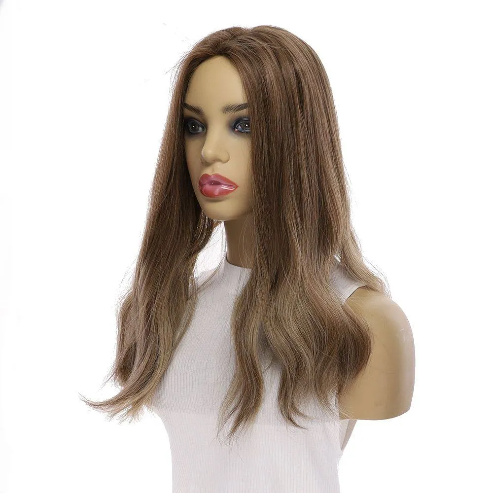 18" Emerald Silk Top Topper Light Brown Babylight