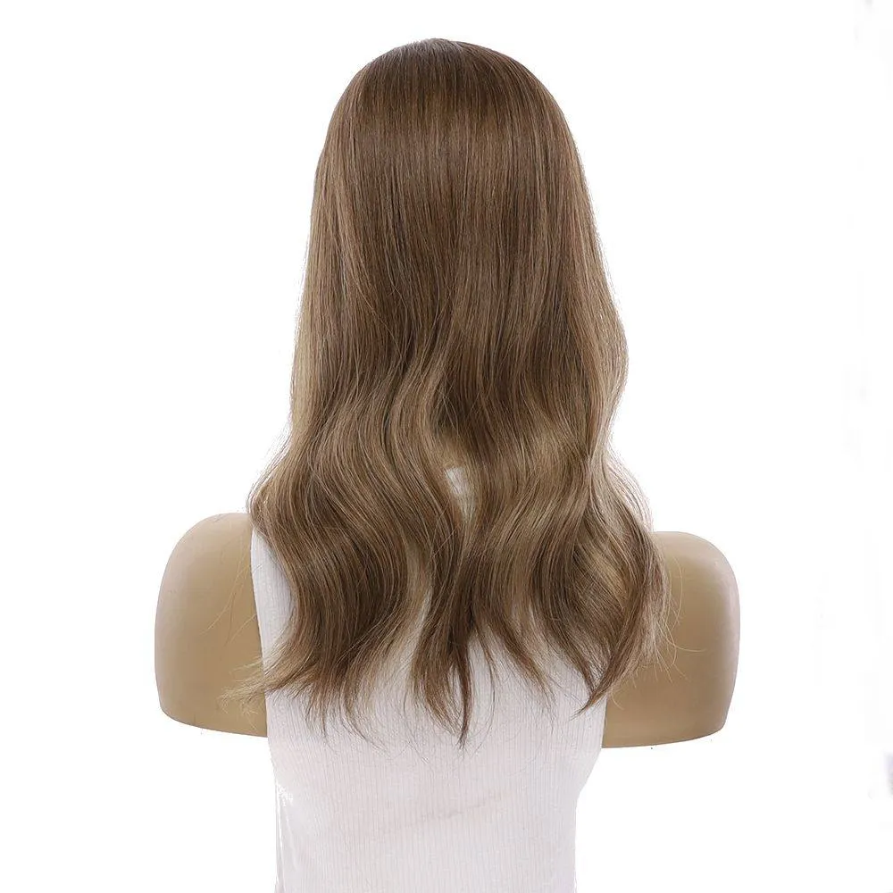 18" Emerald Silk Top Topper Light Brown Babylight