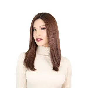 19" Nicole Silk Top Wig Auburn