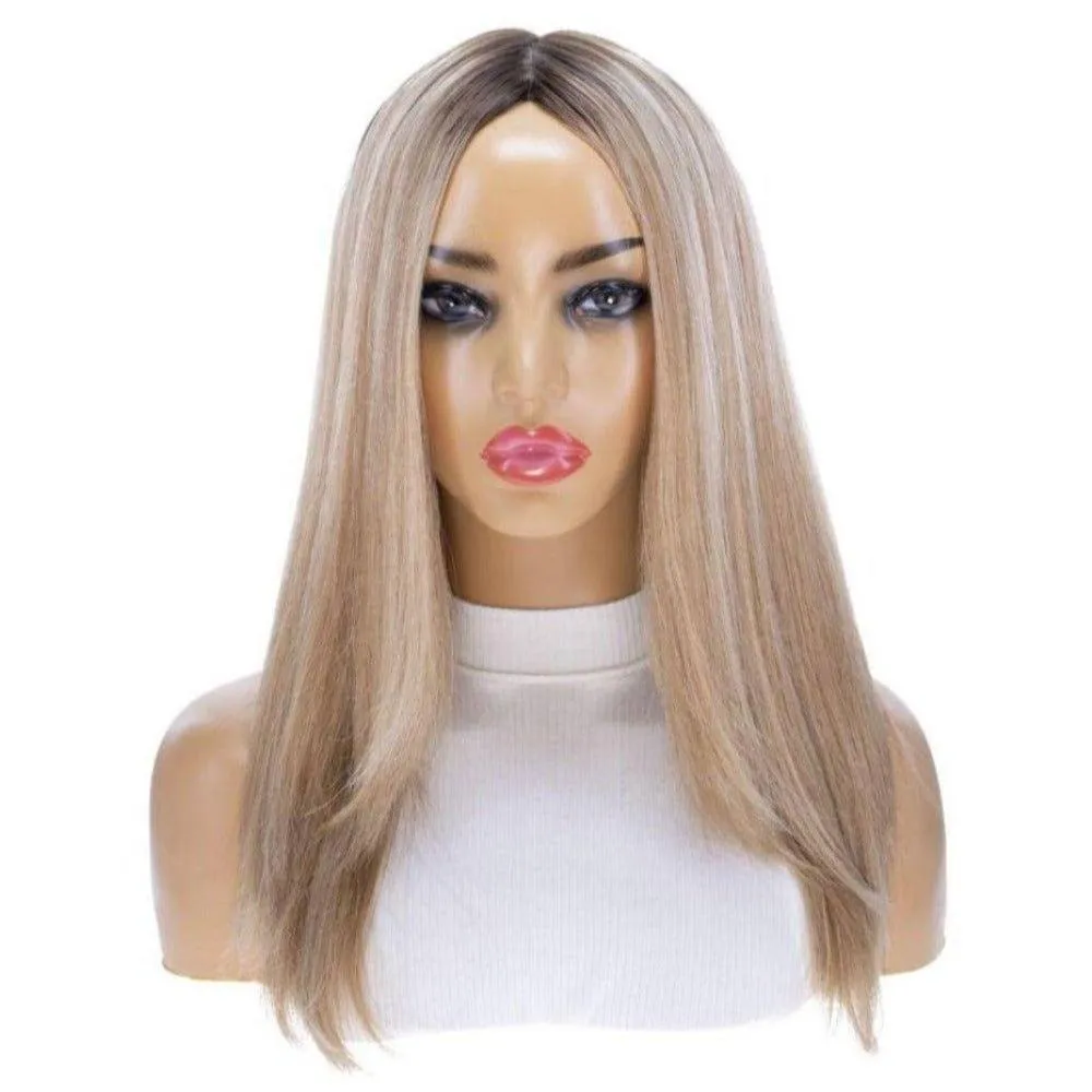 22" Reese Silk Top Wig Ash Blonde
