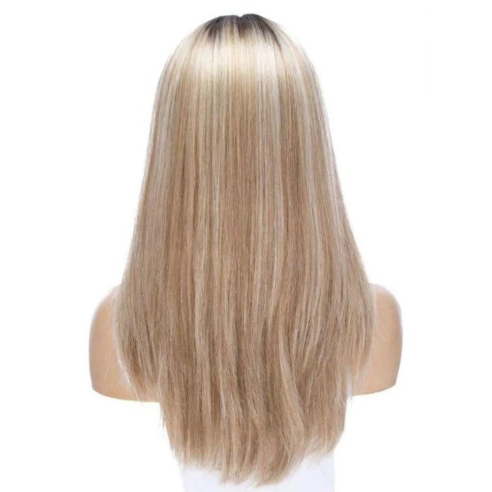 22" Reese Silk Top Wig Ash Blonde