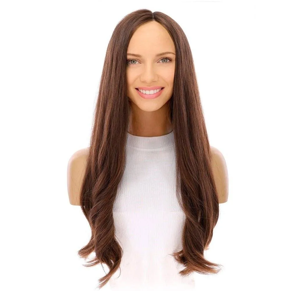 26" Luxe Silk Top Wig #6 Neutral Medium Brown