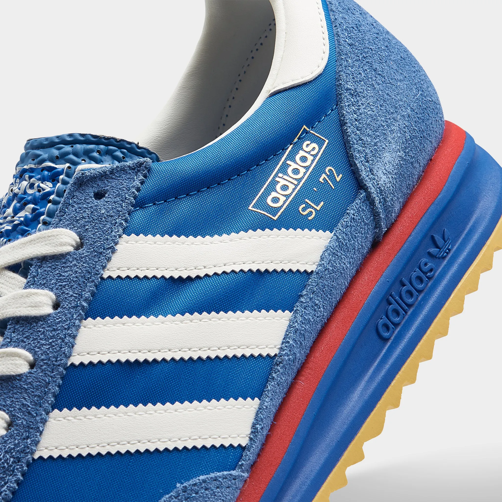 adidas SL 72 RS Blue / Core White - Better Scarlet