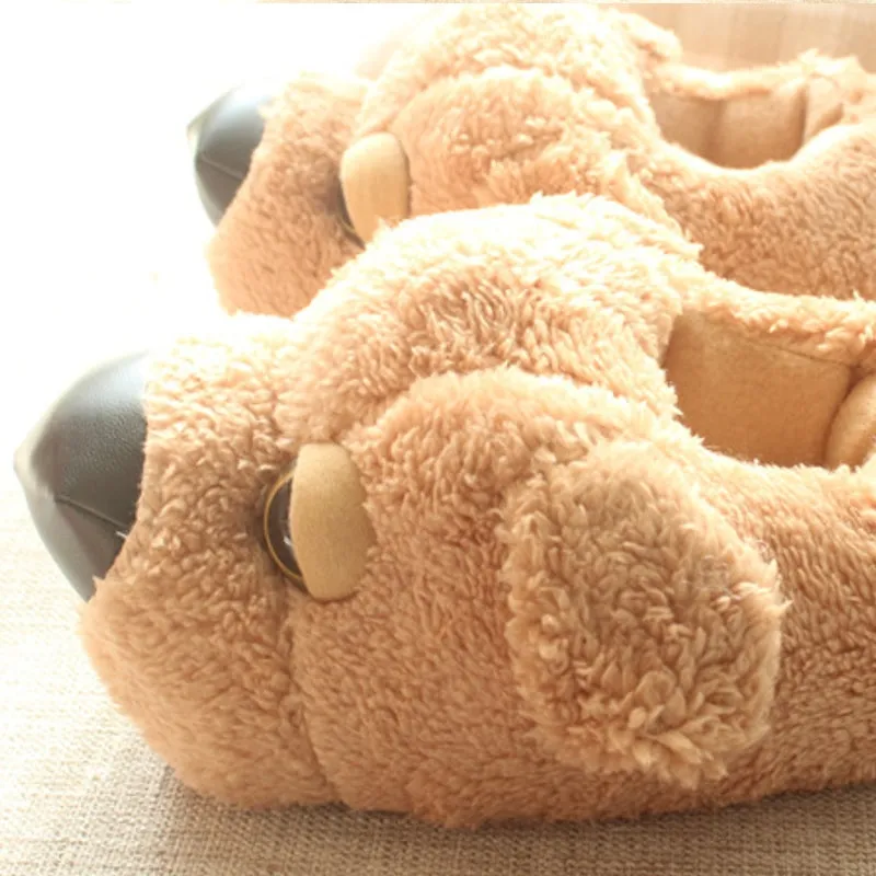 Animal Slippers Lazy Big Dog Couple Home Shoes Home Warm Home Cotton Shoes UGG Style