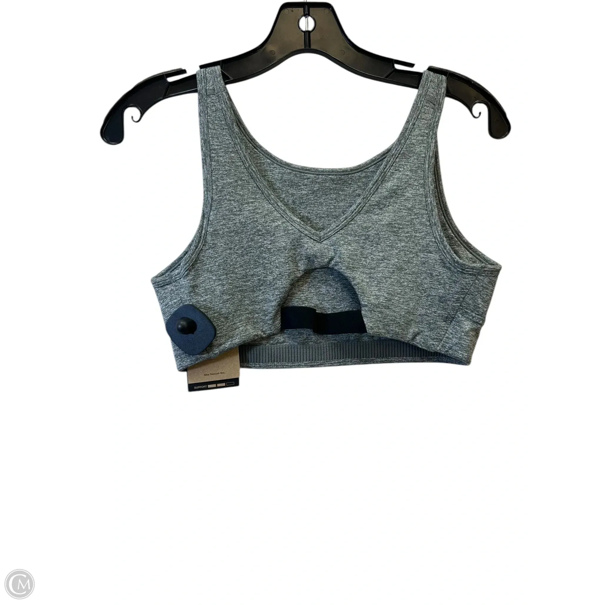 Athletic Bra By Nike In Grey, Size: L