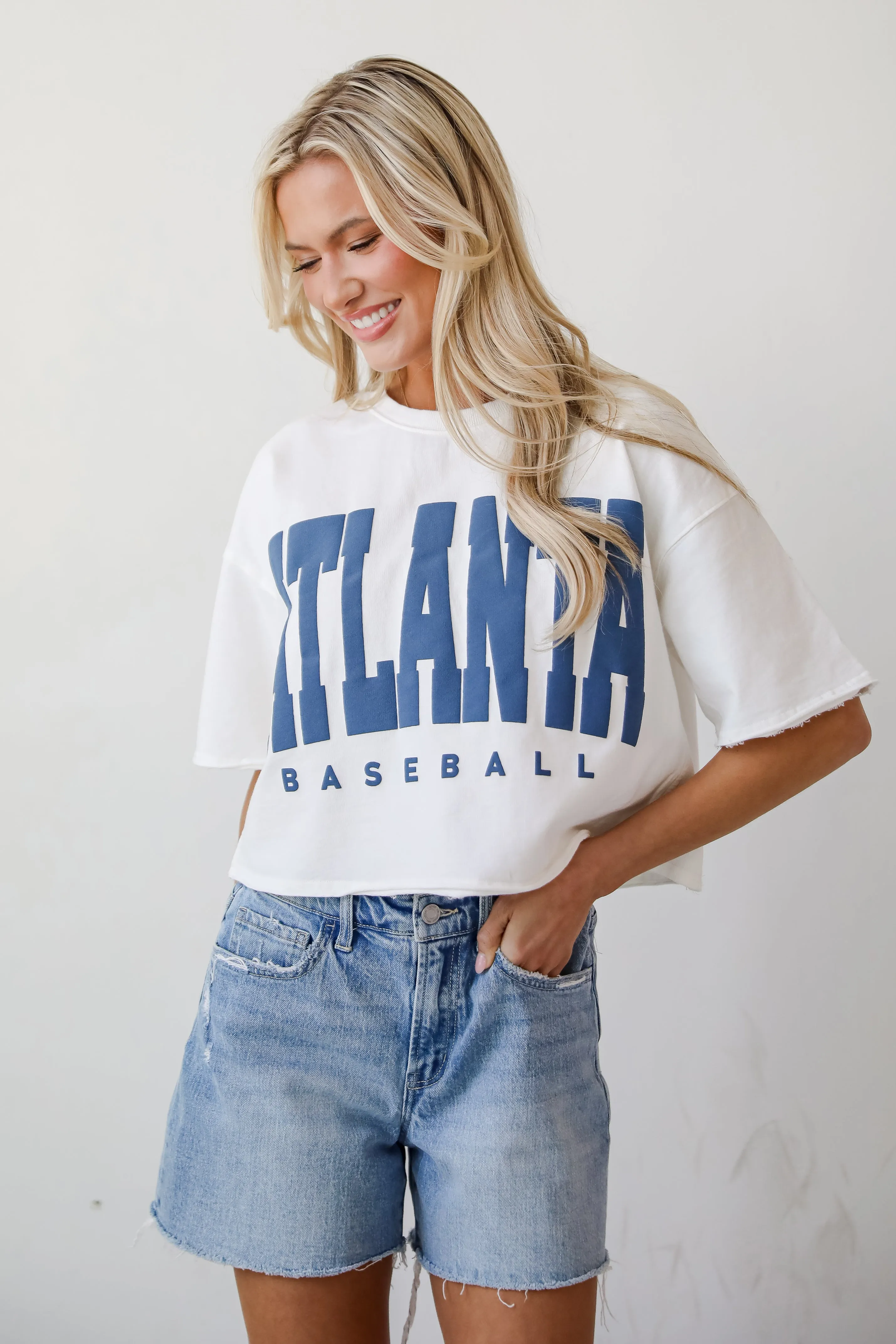 Atlanta Baseball Cropped Tee
