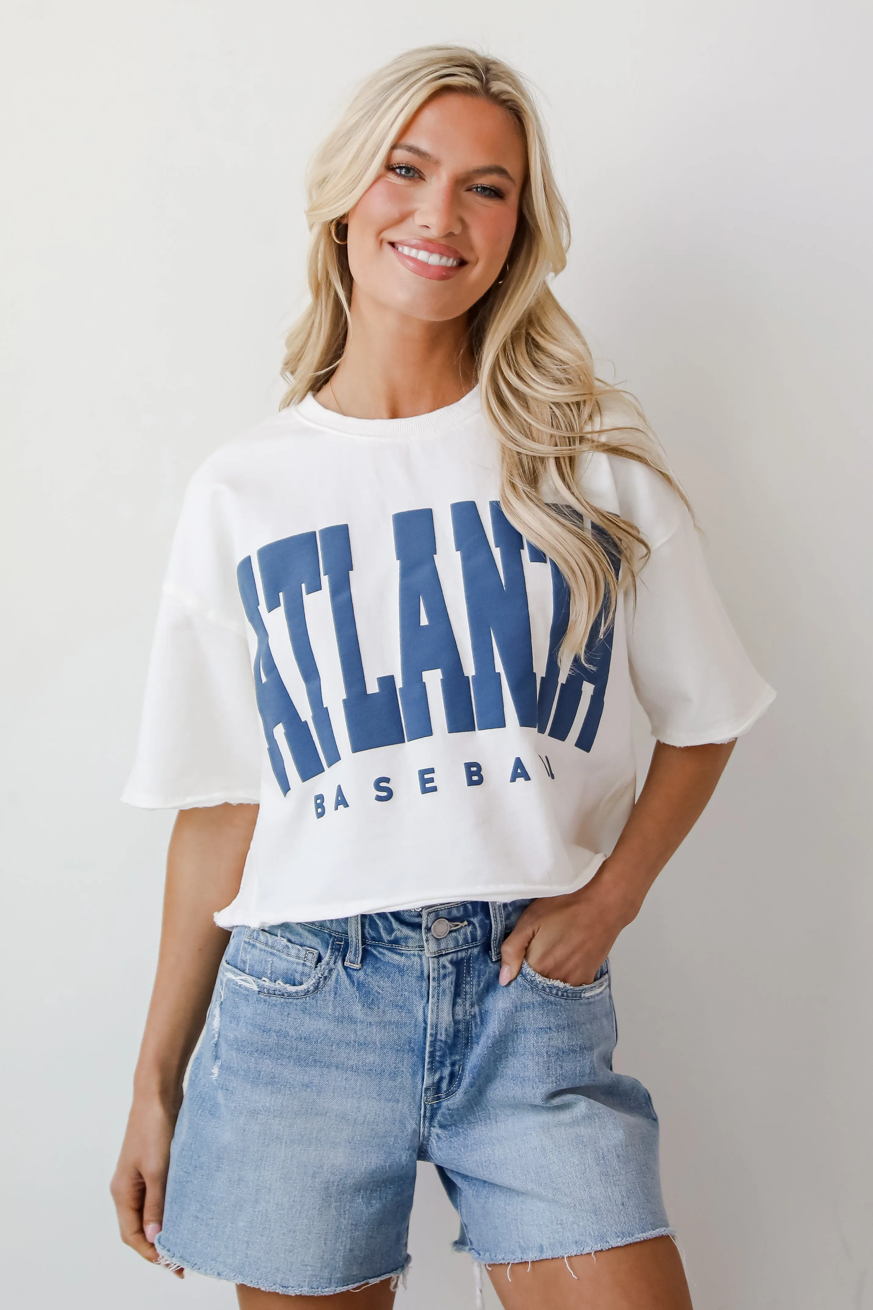 Atlanta Baseball Cropped Tee
