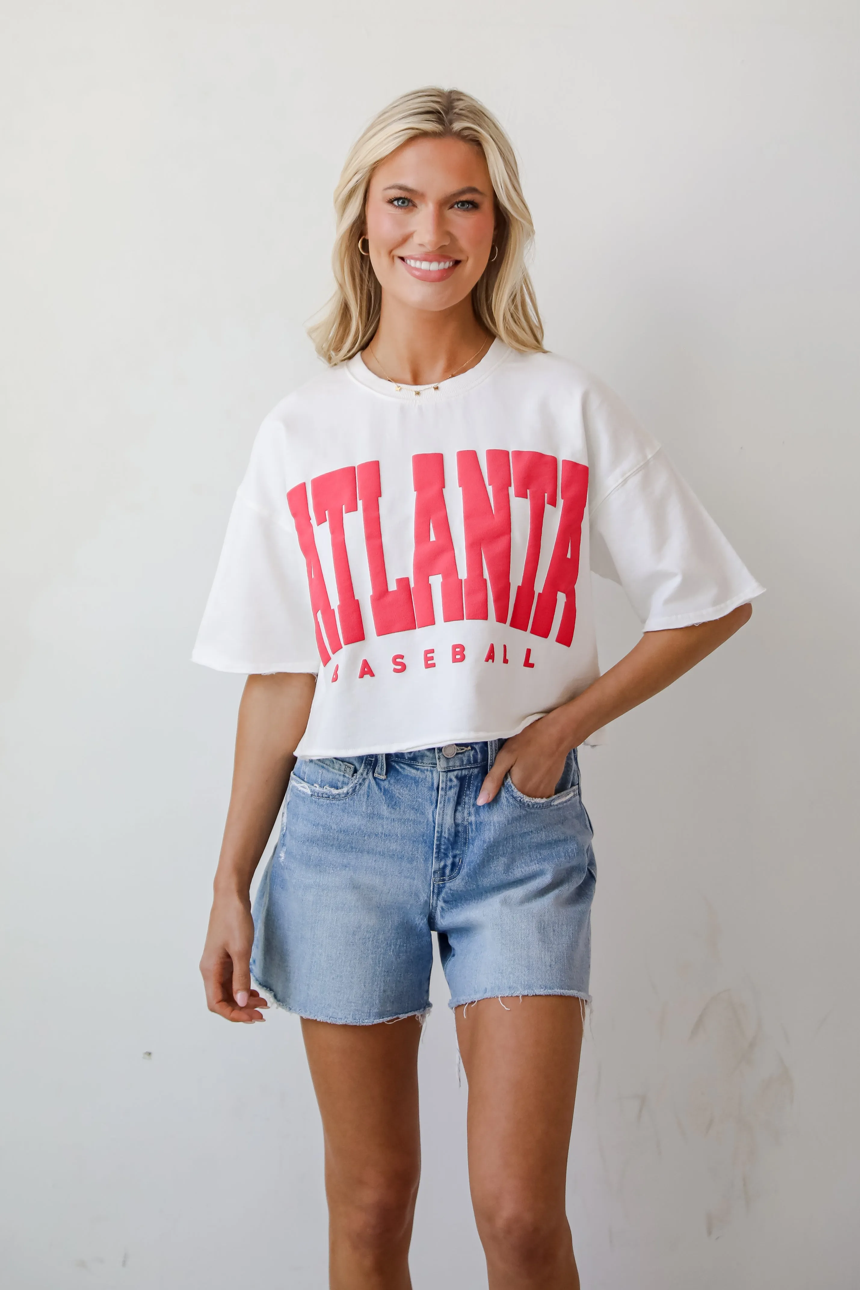 Atlanta Baseball Cropped Tee