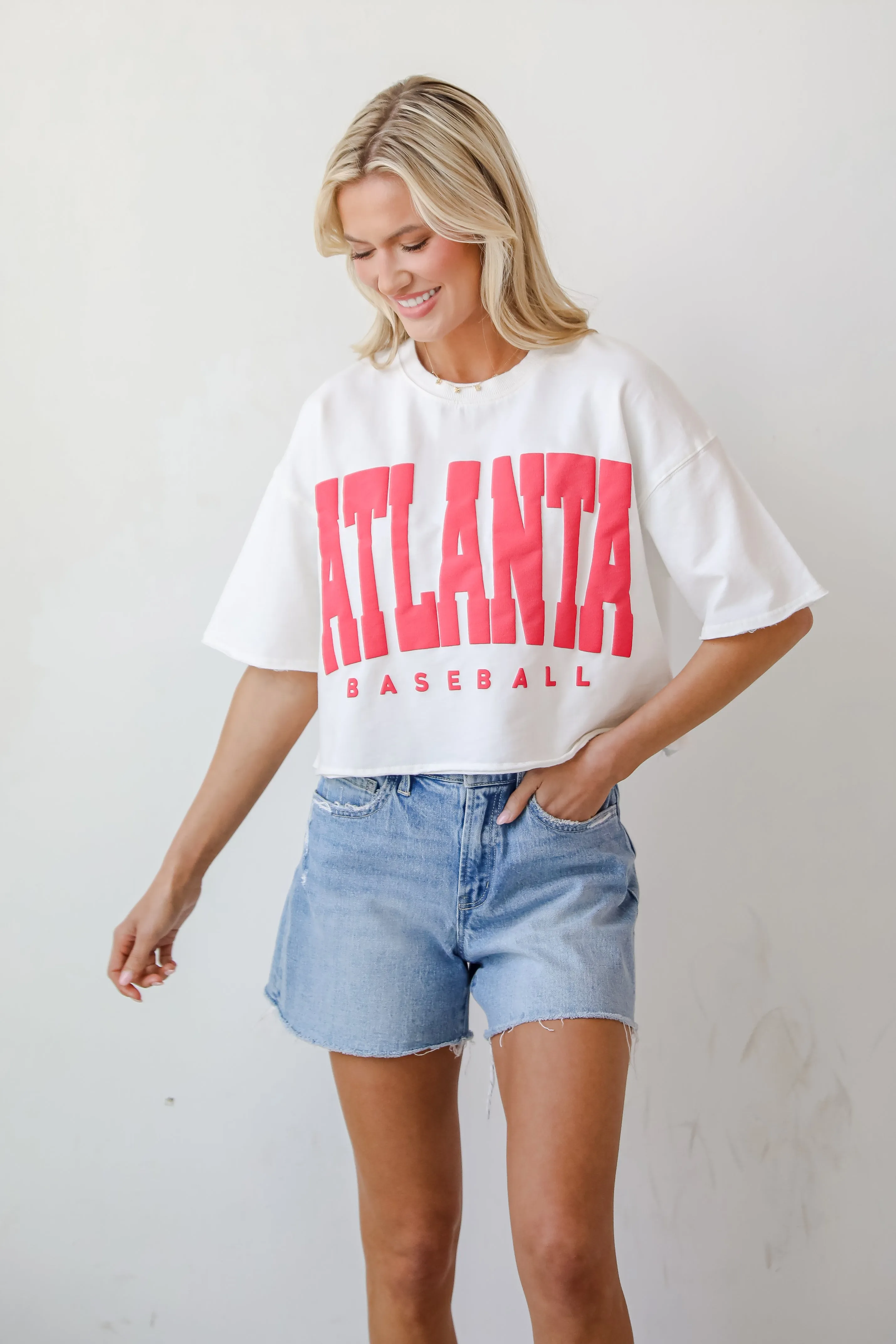 Atlanta Baseball Cropped Tee