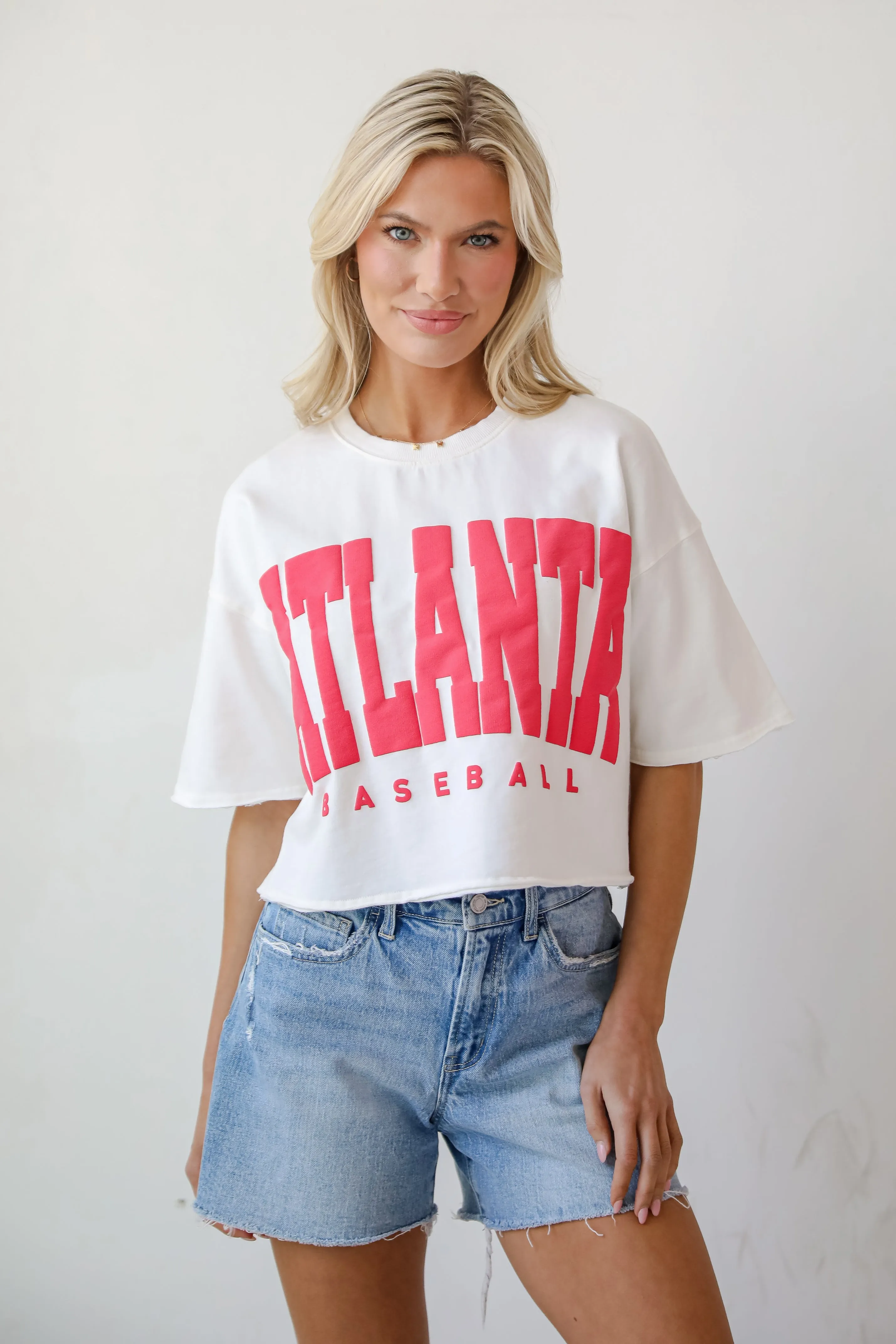 Atlanta Baseball Cropped Tee
