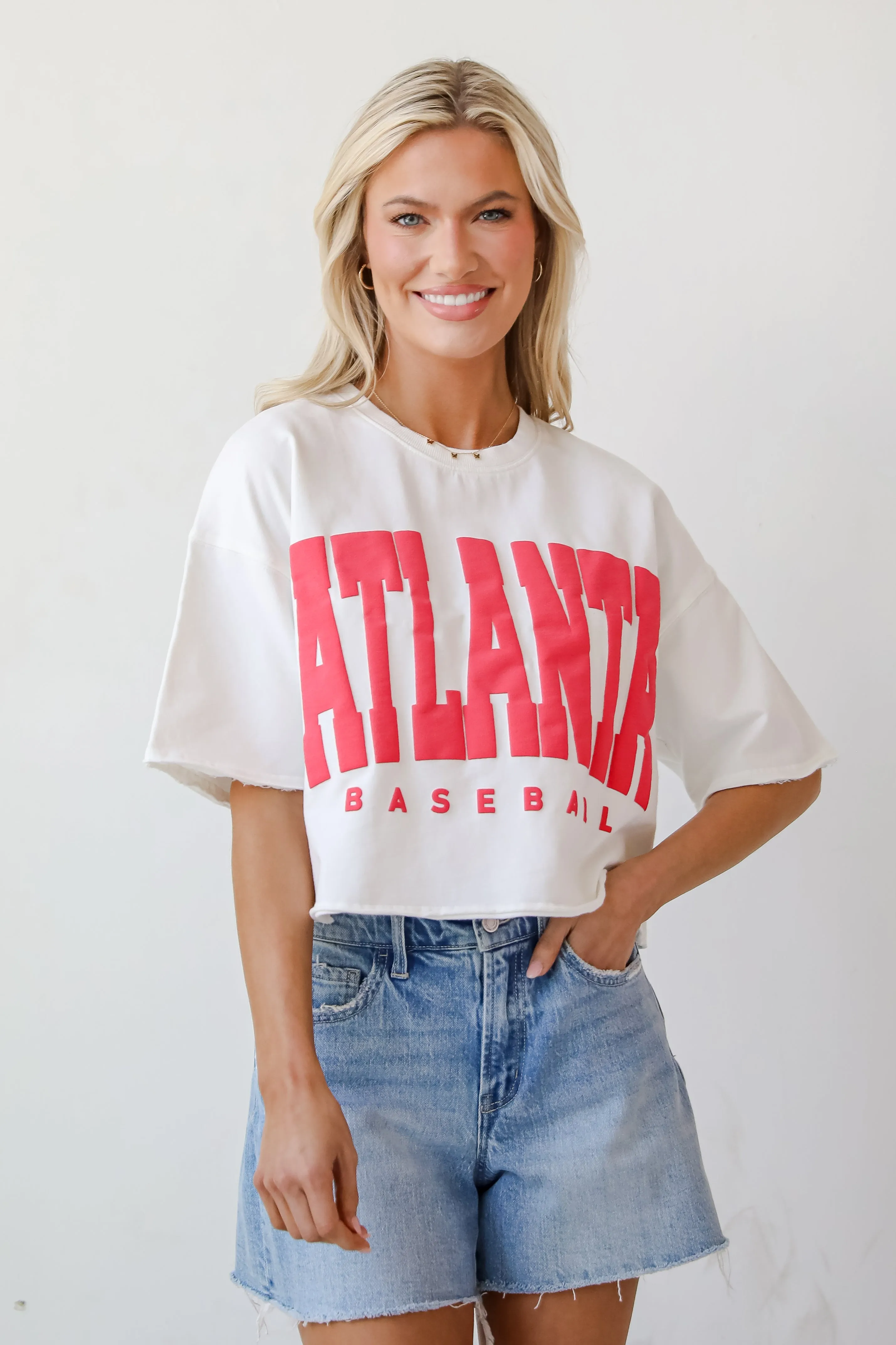 Atlanta Baseball Cropped Tee