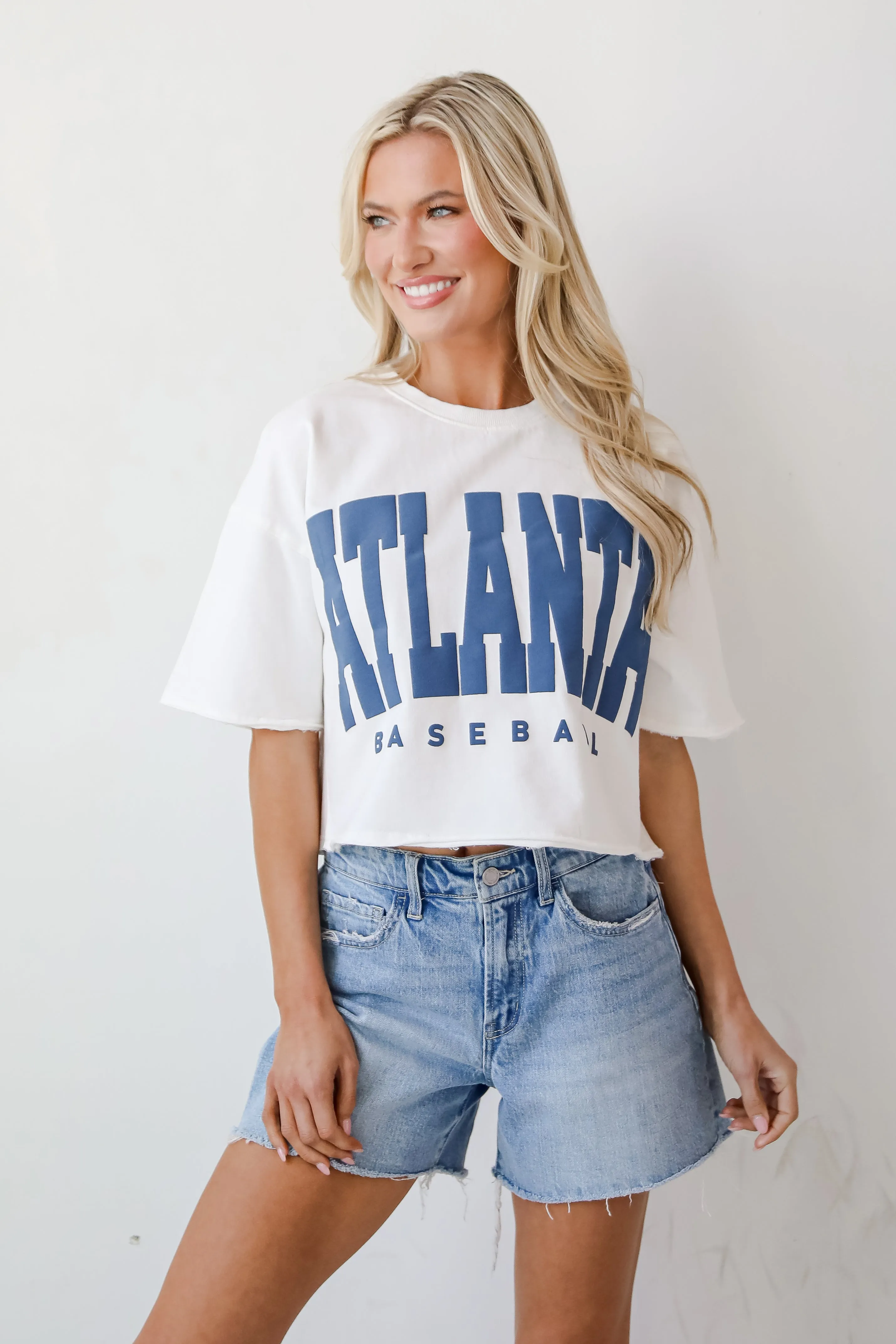 Atlanta Baseball Cropped Tee