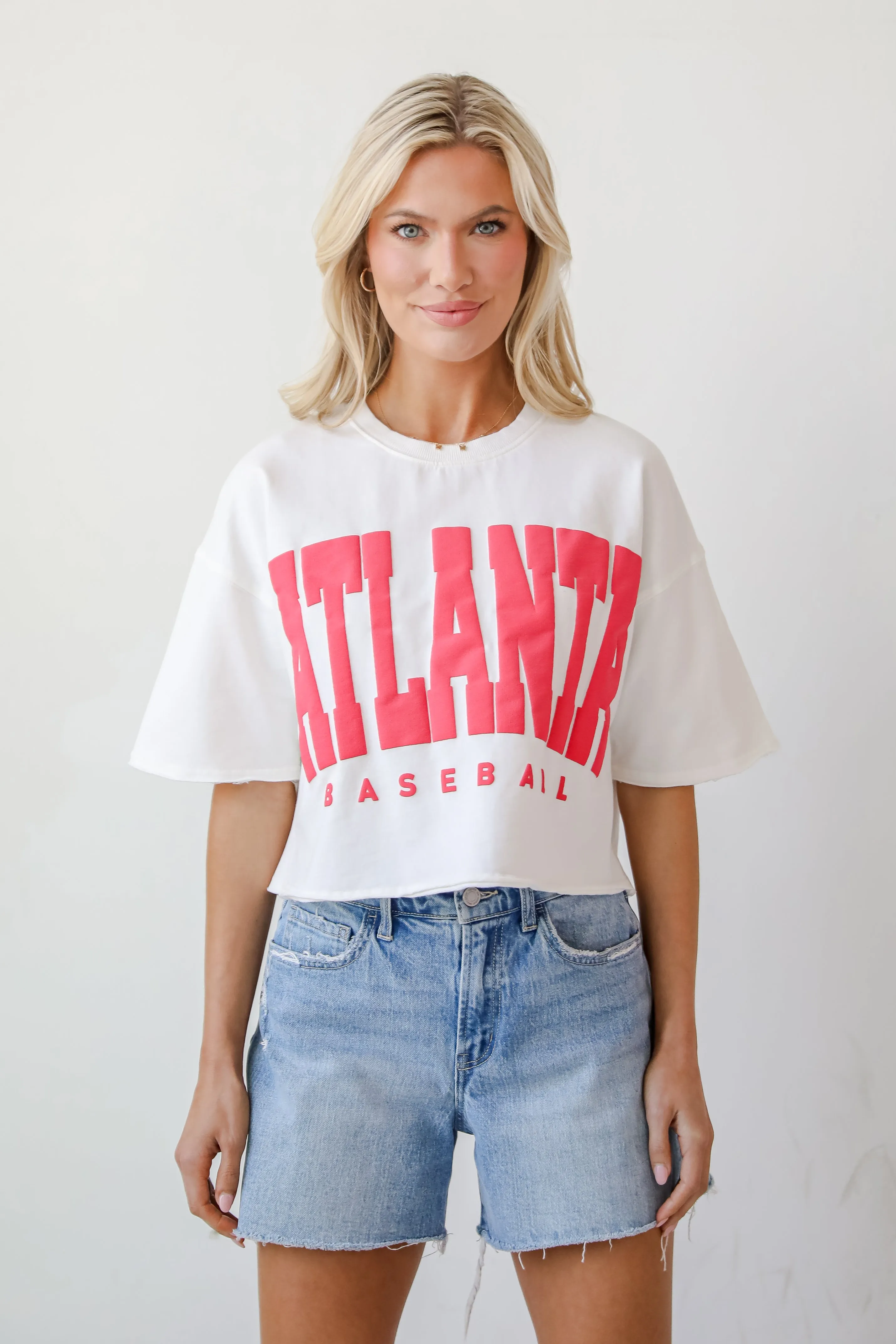 Atlanta Baseball Cropped Tee