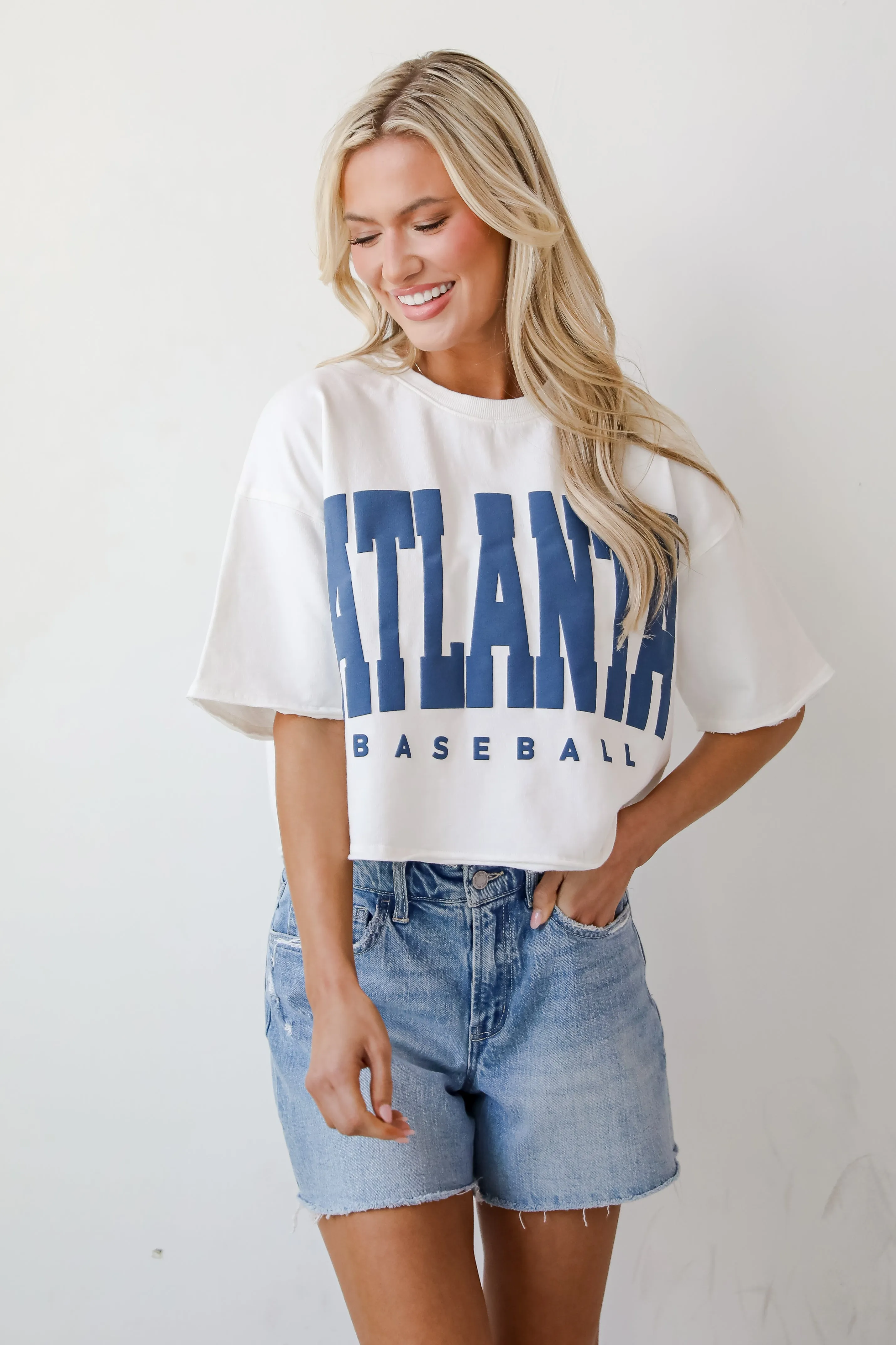 Atlanta Baseball Cropped Tee