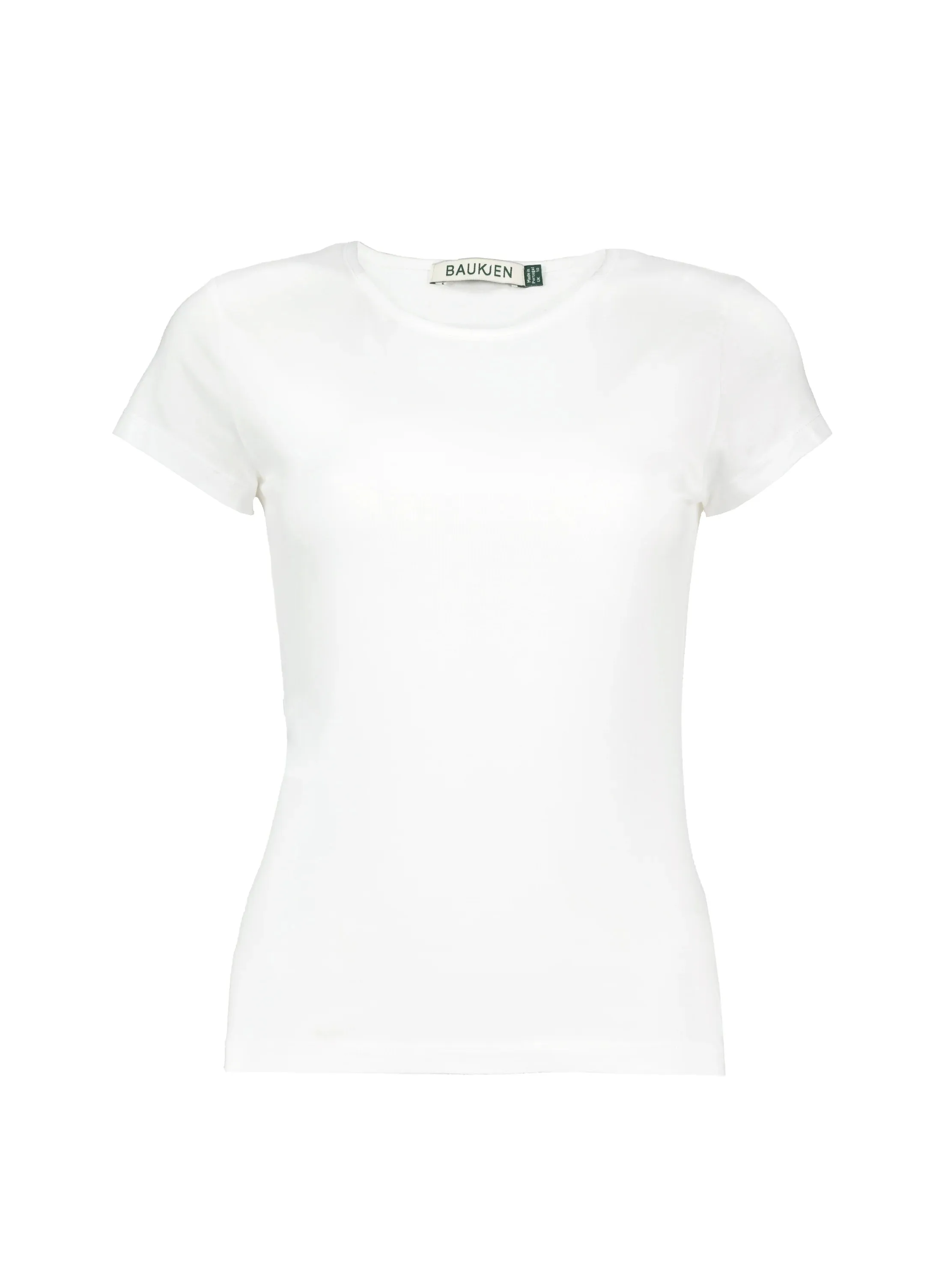 Baukjen Essentials Organic Cotton Slim Tee | Pure White