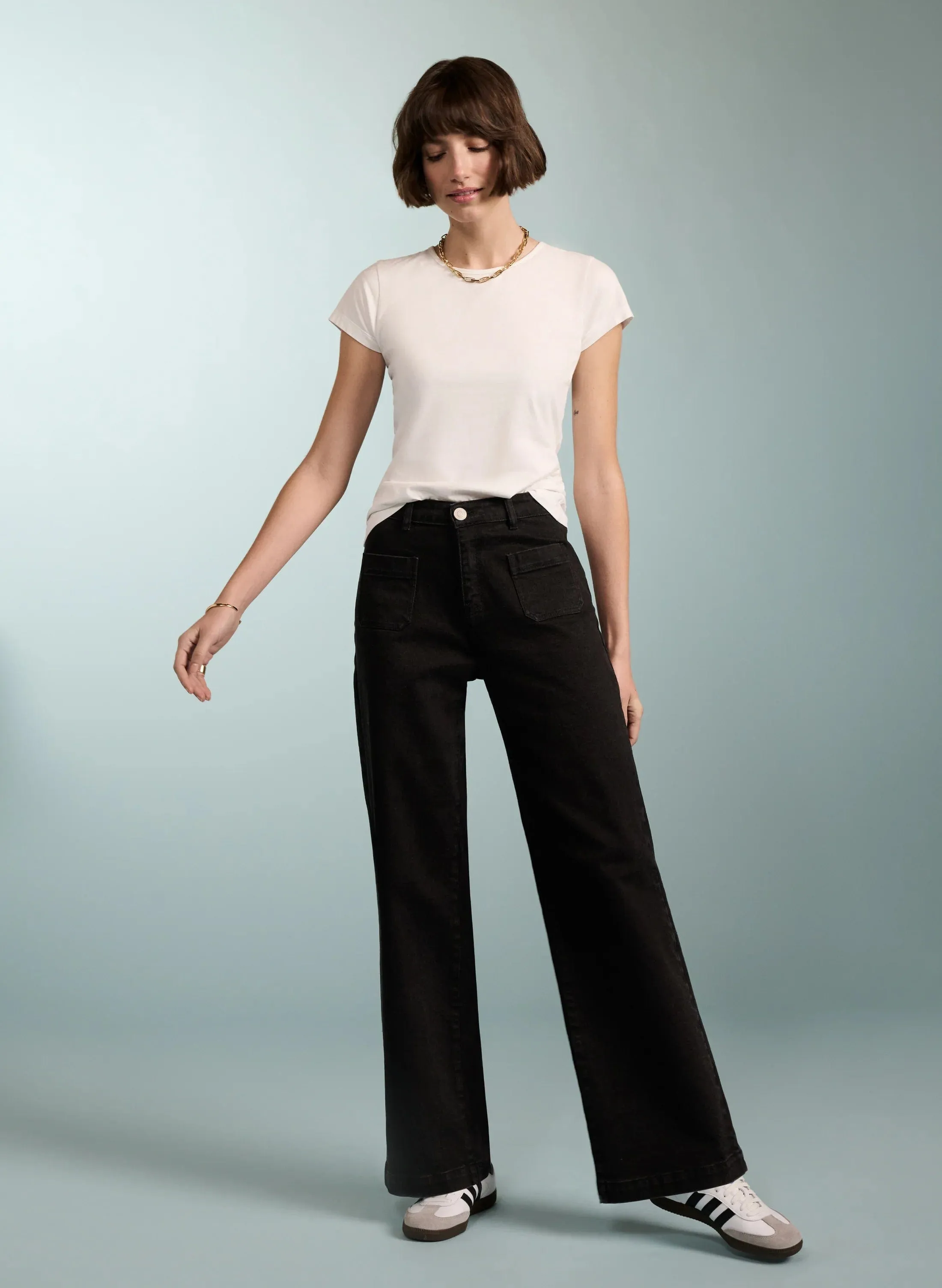 Baukjen Essentials Organic Cotton Slim Tee | Pure White