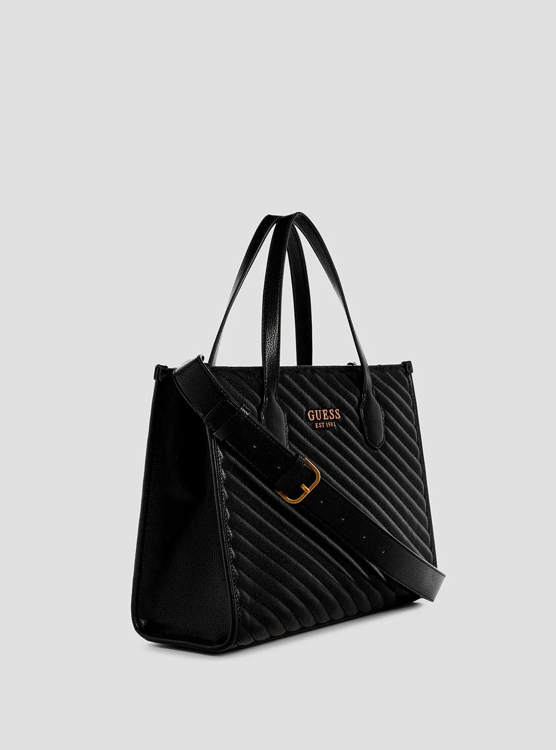 Black Silvana Tote Bag
