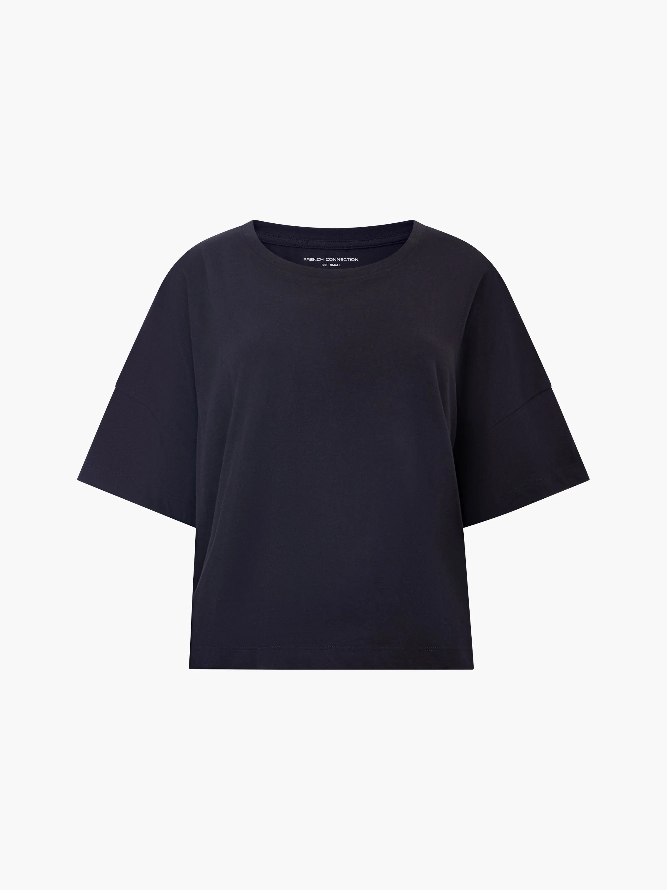 Brushed Stepped Hem T-Shirt