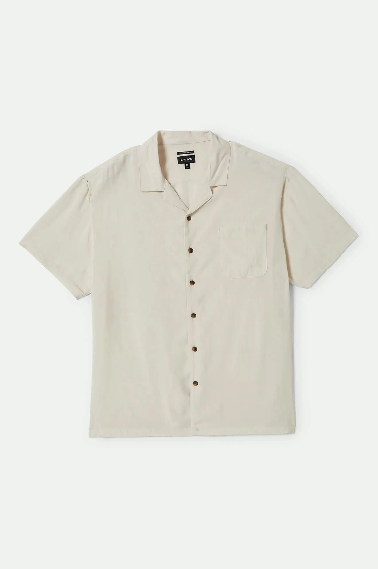 Bunker S/S Camp Collar Shirt - Whitecap