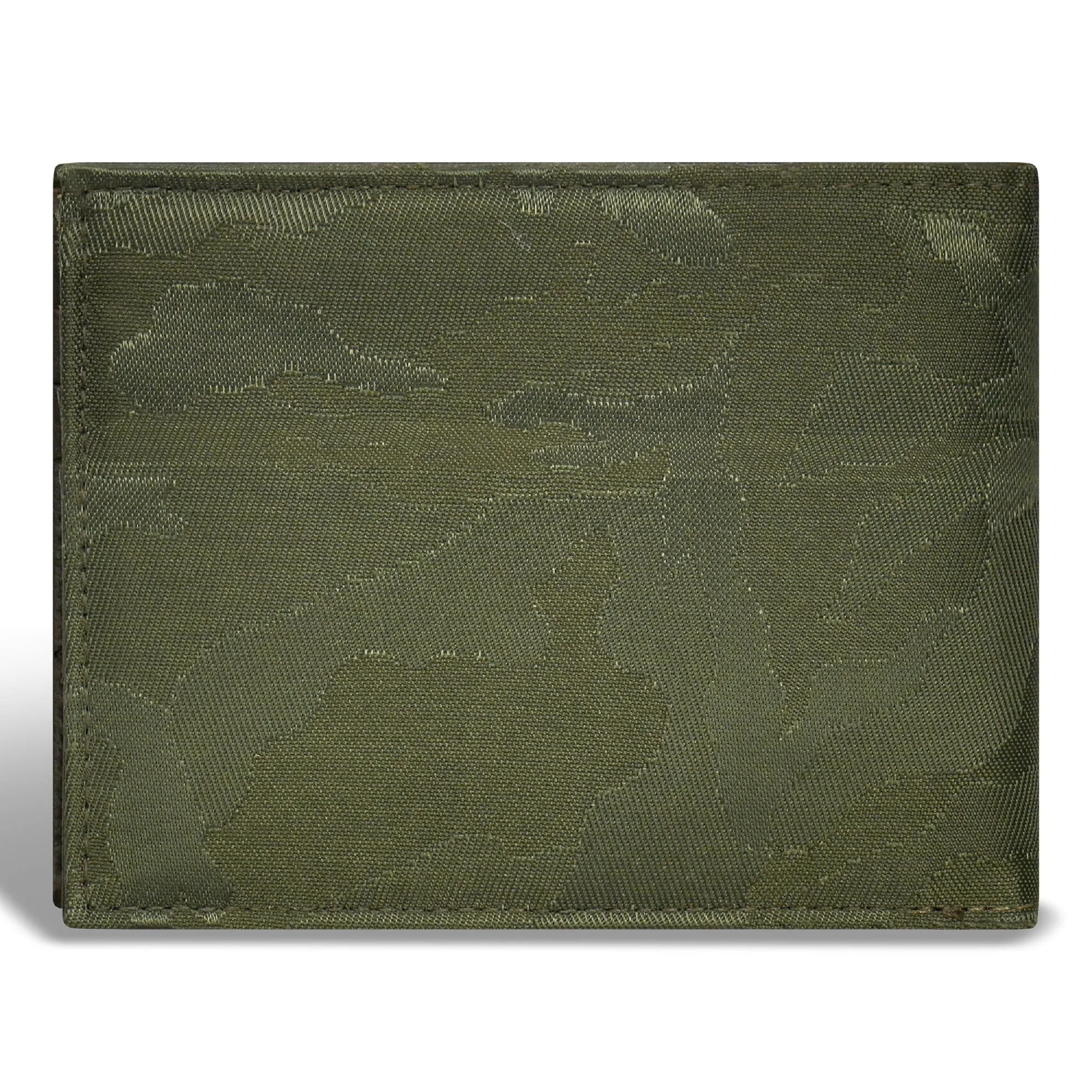 Camo / Leather Bi-Fold Wallet *Drop Ship*