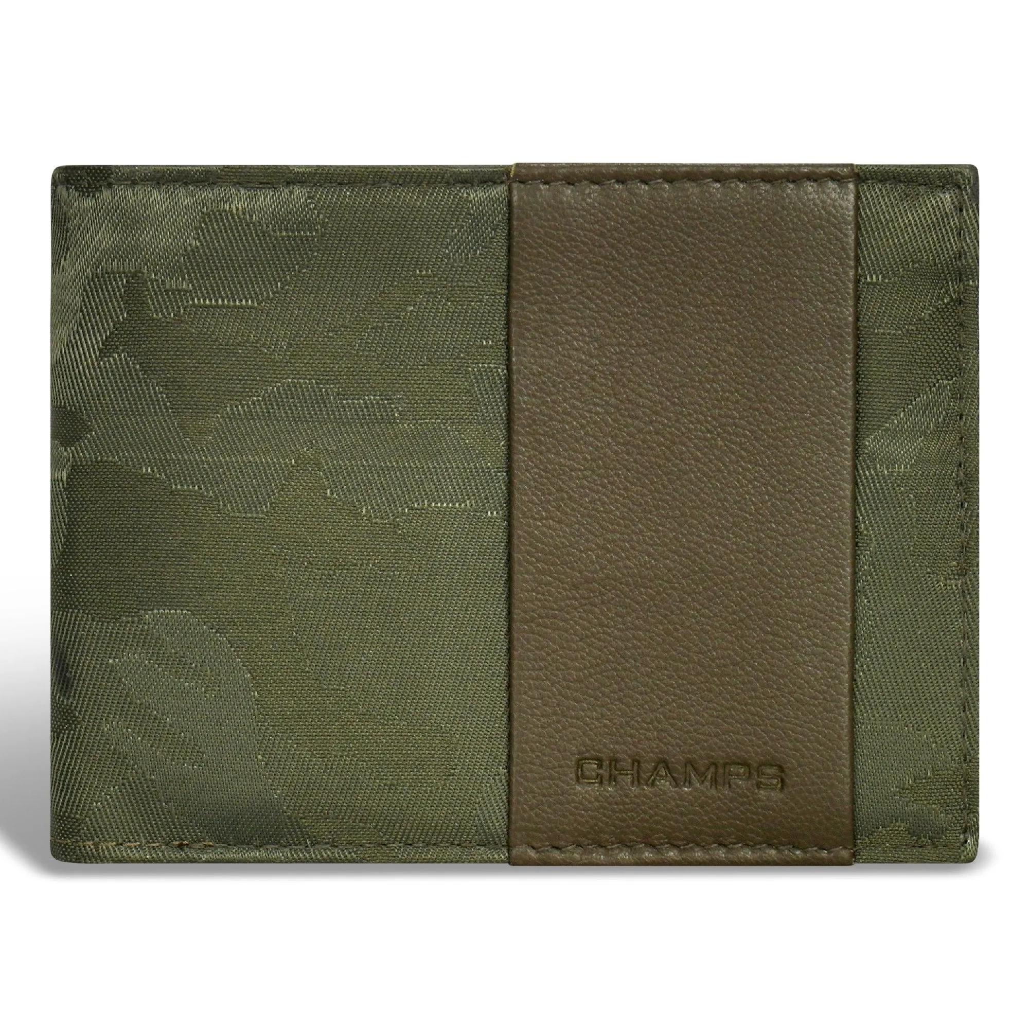 Camo / Leather Bi-Fold Wallet *Drop Ship*