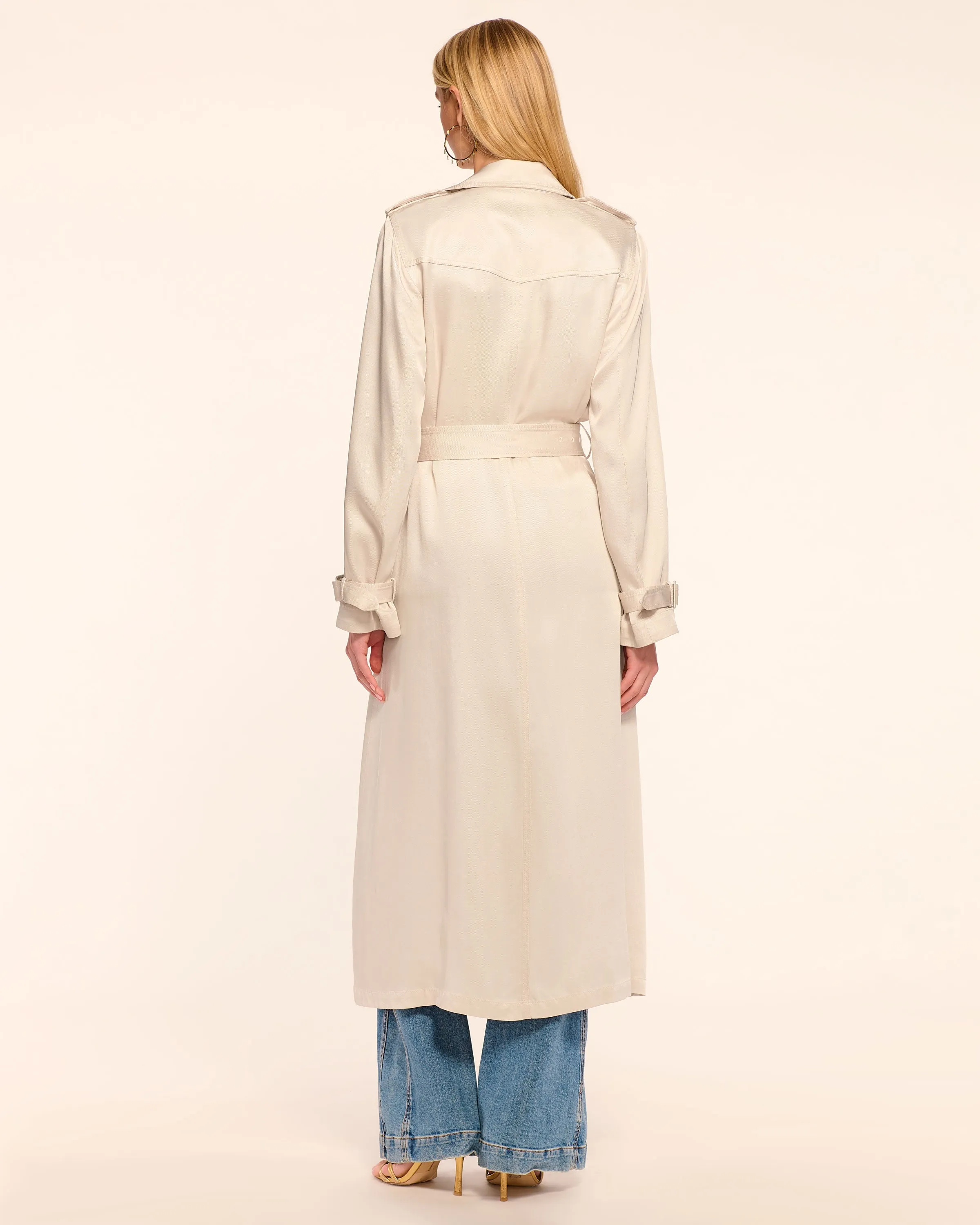 Capri Twill Double Breasted Trench Coat