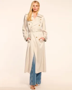 Capri Twill Double Breasted Trench Coat