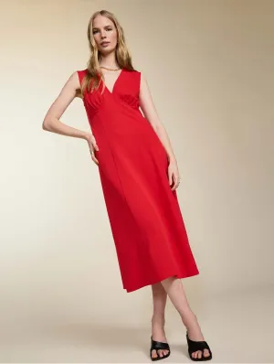Carmen TENCEL™ Dress | Crimson Red