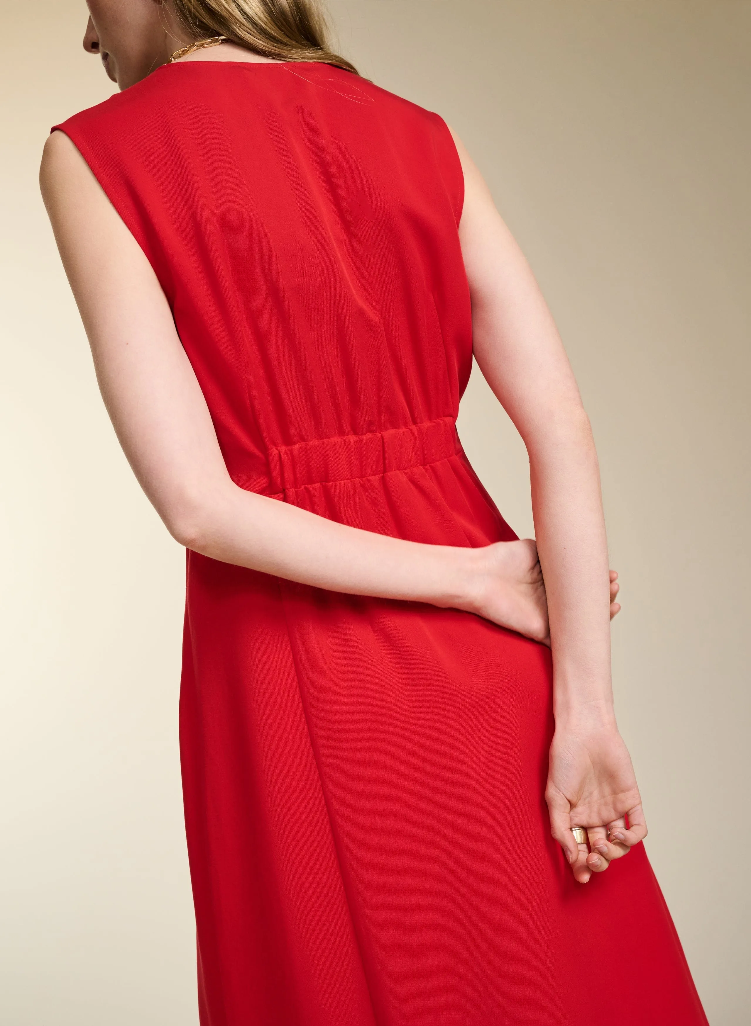Carmen TENCEL™ Dress | Crimson Red
