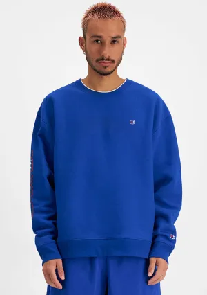 Champion Mens Sporty Graphic Print Crew