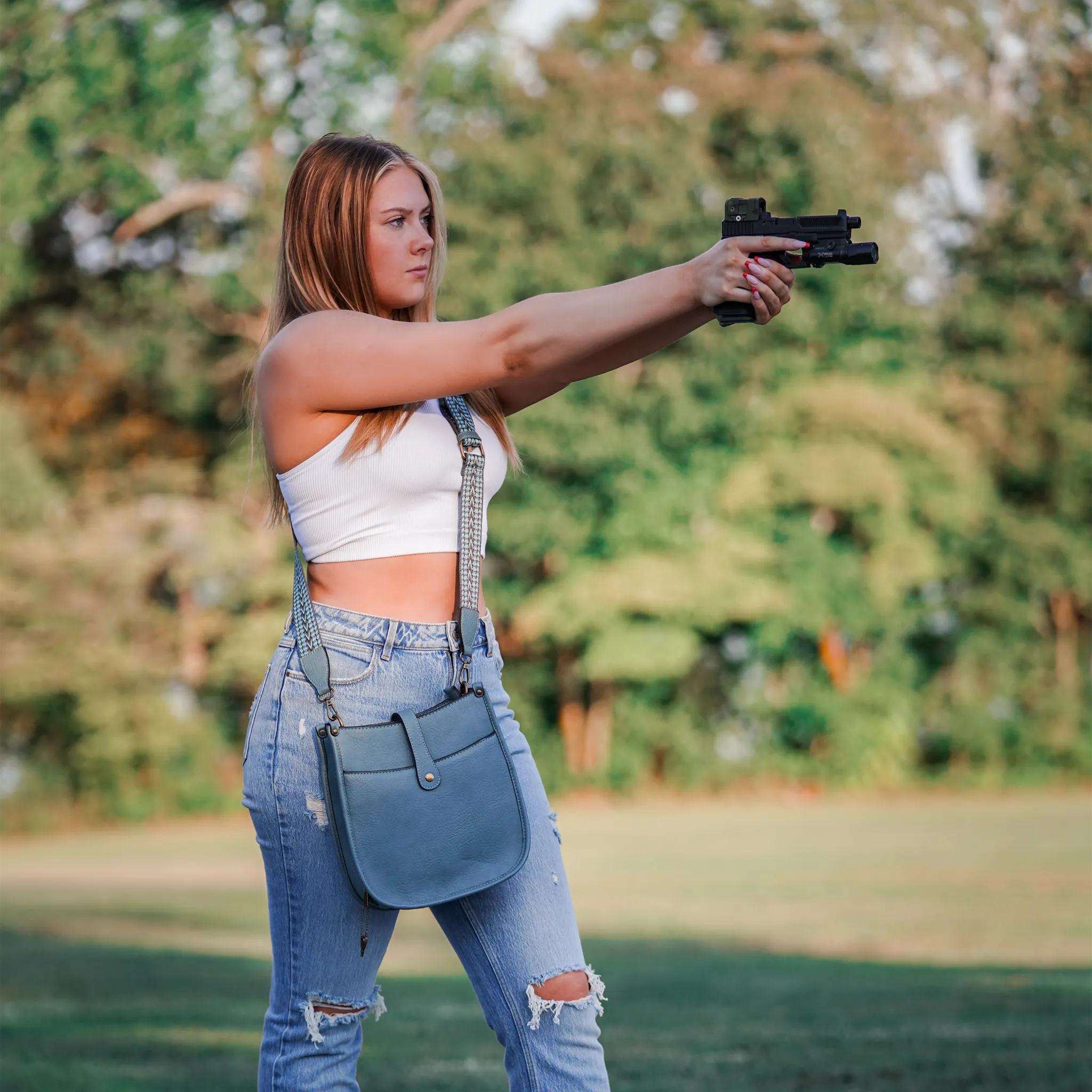 Chelsea Concealed Carry Lock and Key Hobo