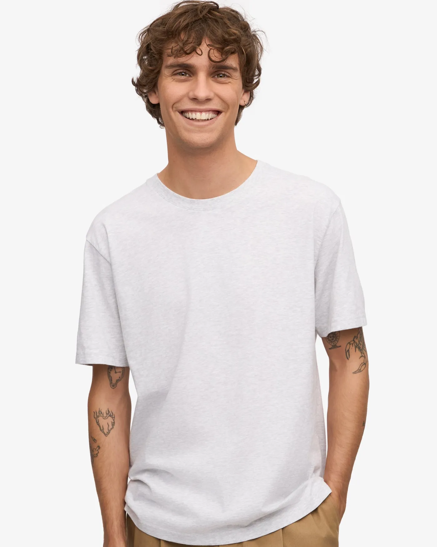 Colorful Standard Classic Organic Tee - Snow Melange