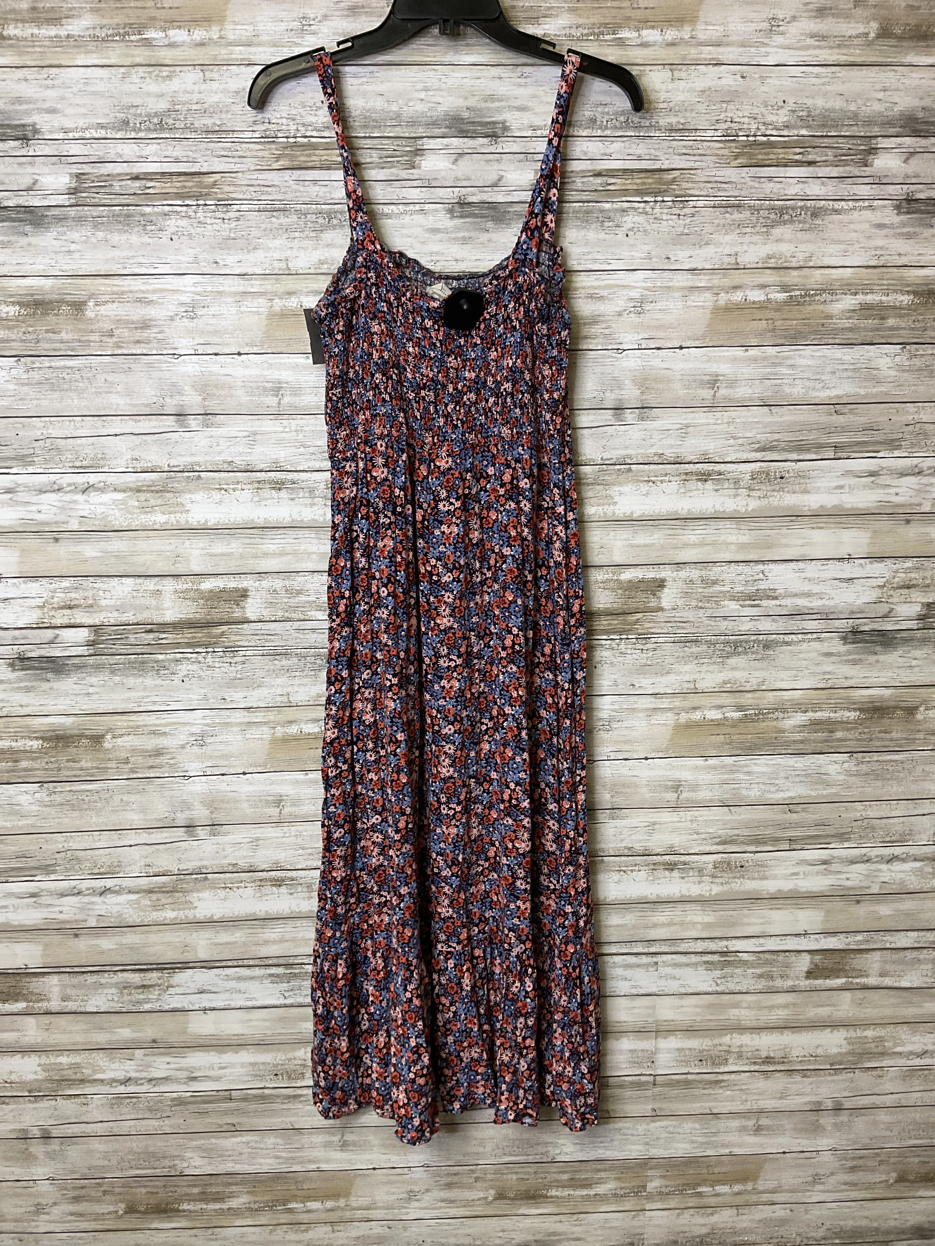 Dress Casual Maxi By Universal Thread In Blue & Red, Size:L