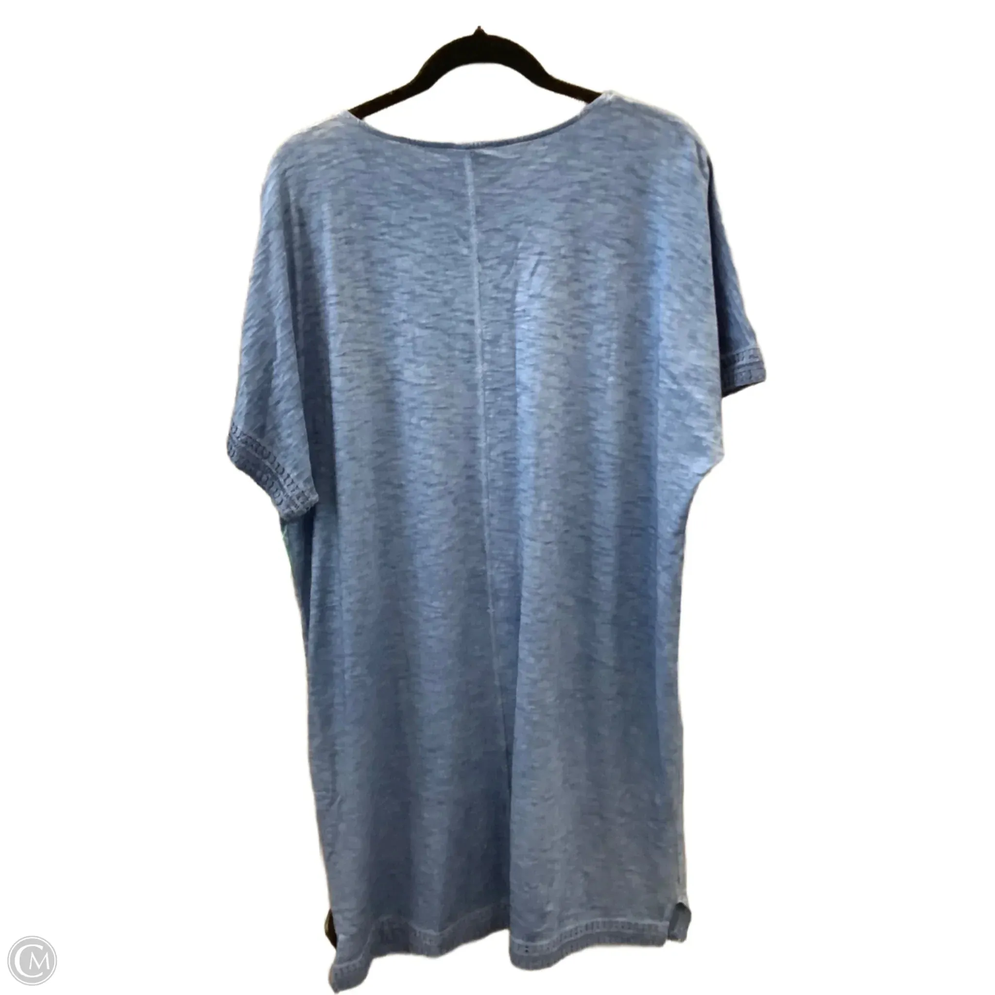Dress Casual Midi By Chicos In Blue, Size: L