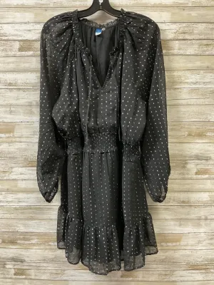 Dress Casual Midi By Old Navy In Black, Size:Xxl