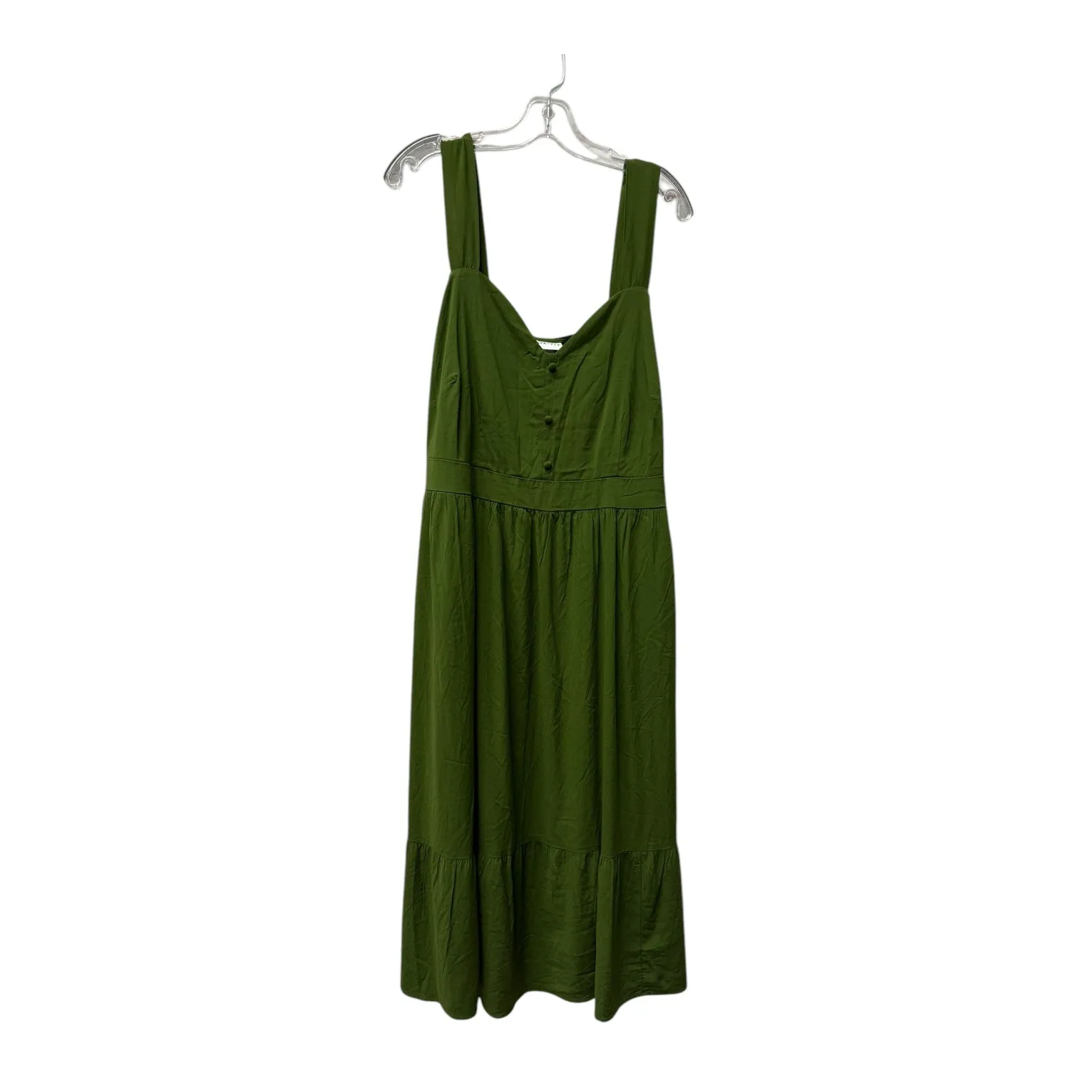 Dress Casual Short By Ava & Viv In Green, Size:Xxl