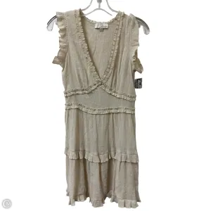 Dress Casual Short By Clothes Mentor In Cream, Size: M