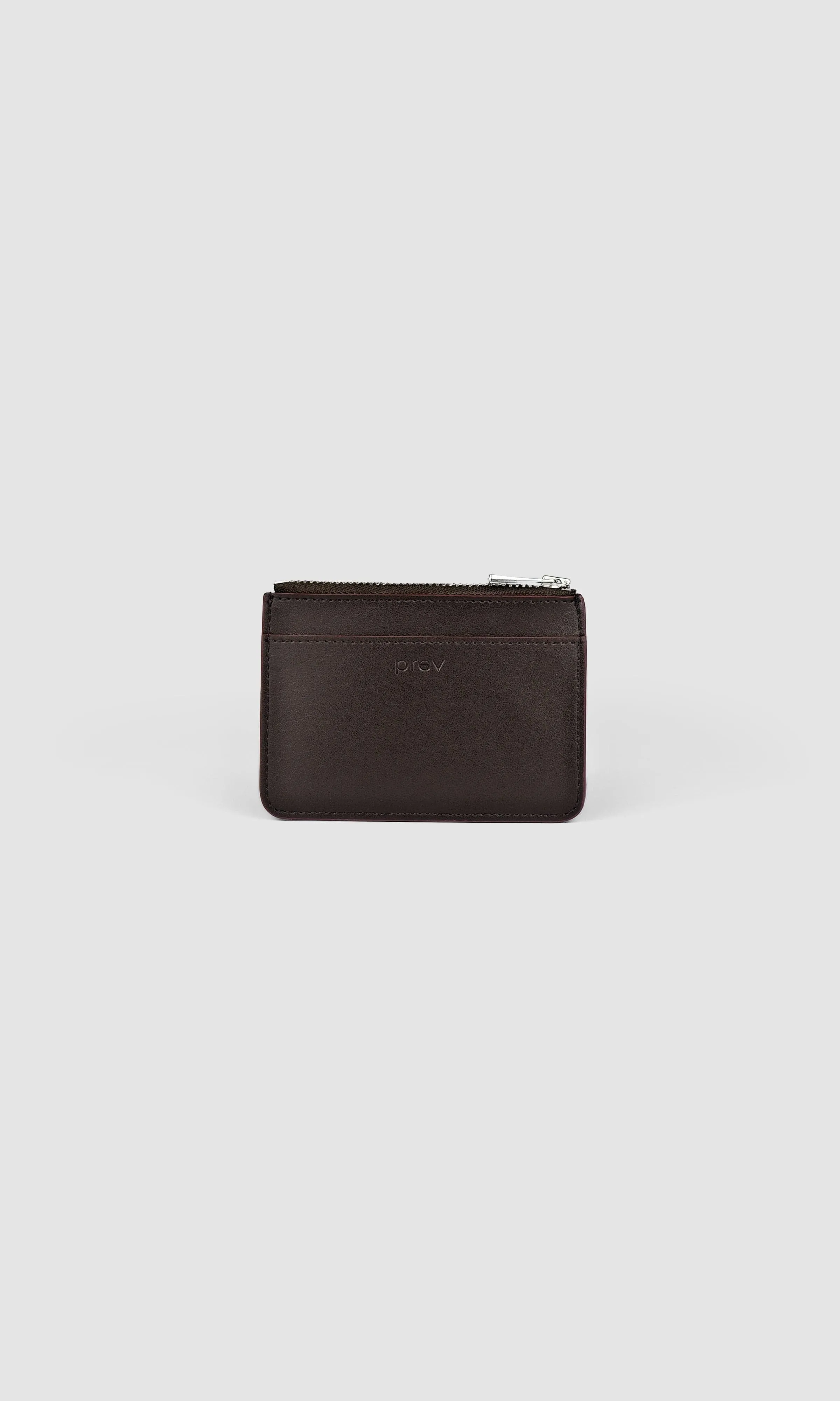Egalite Vegan Apple Leather Card Holder | Brown