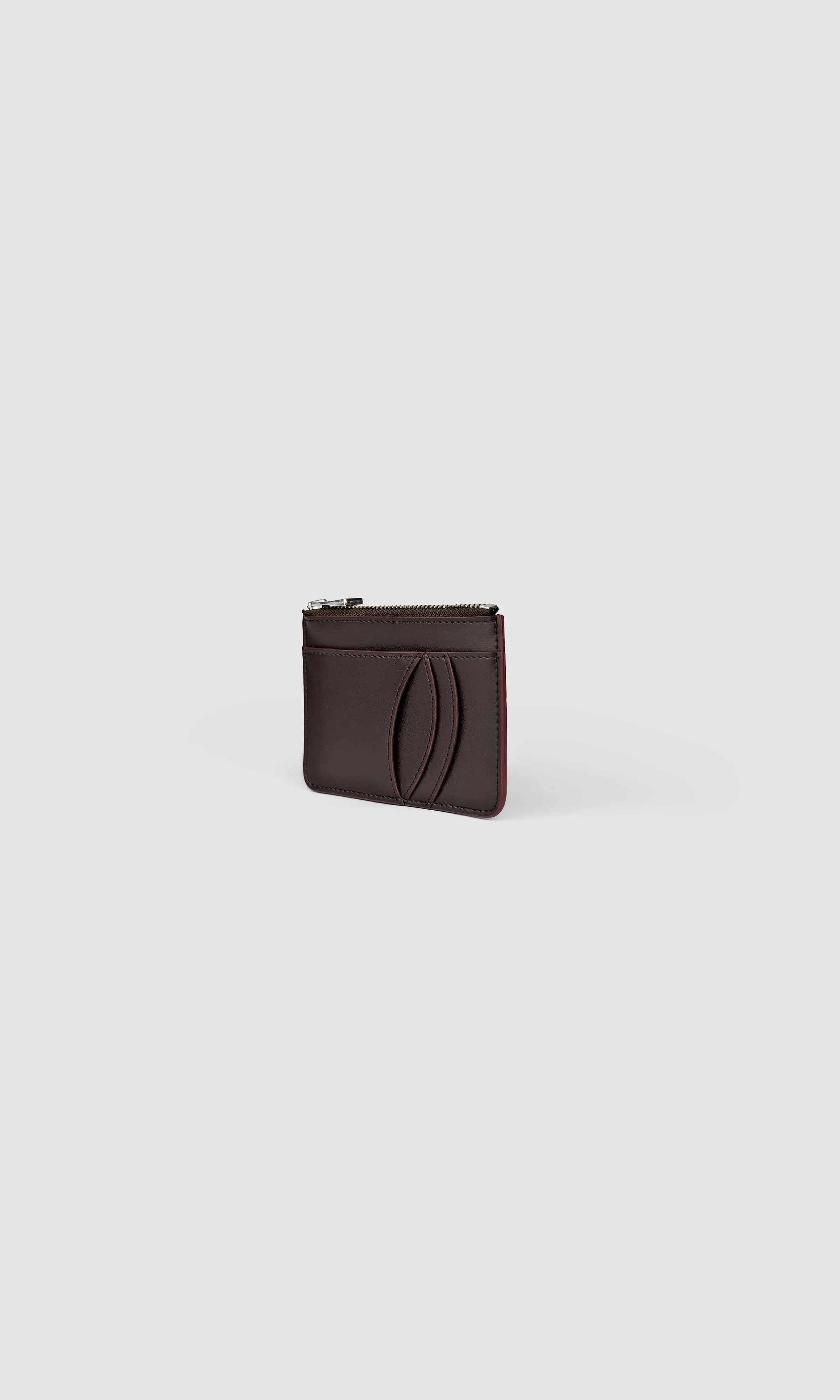 Egalite Vegan Apple Leather Card Holder | Brown