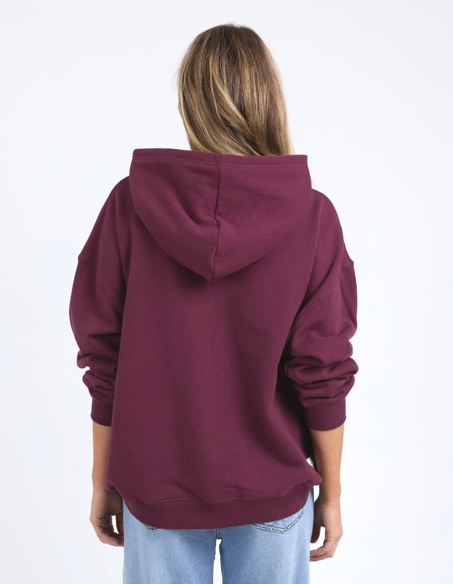 Elm College Hoodie Merlot