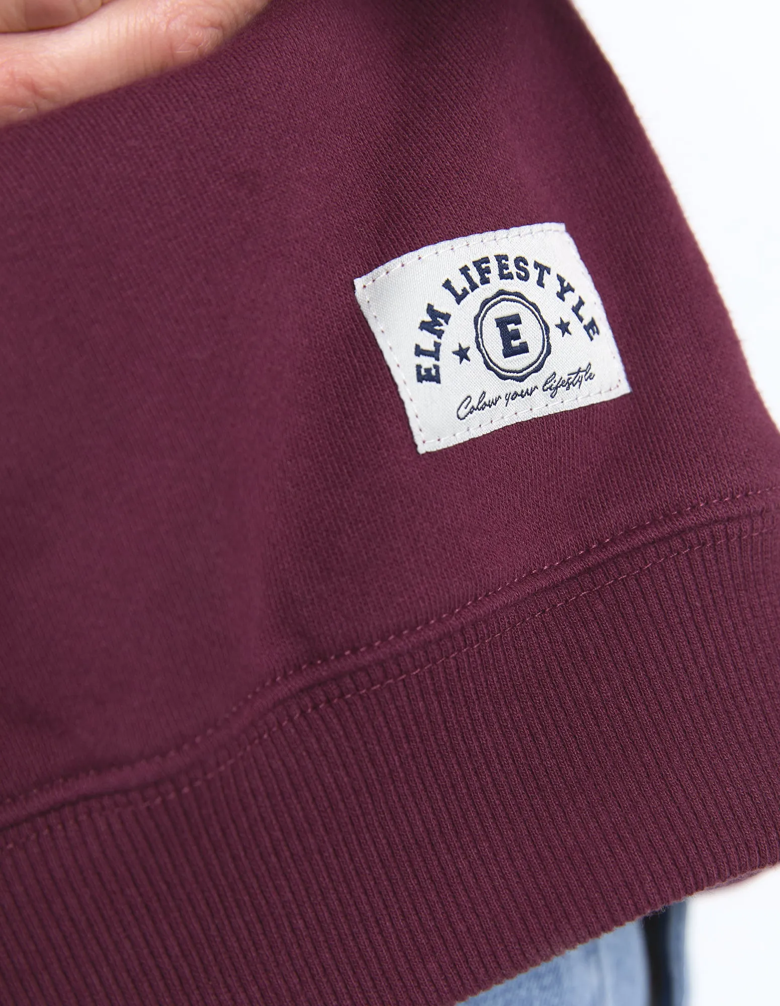 Elm College Hoodie Merlot