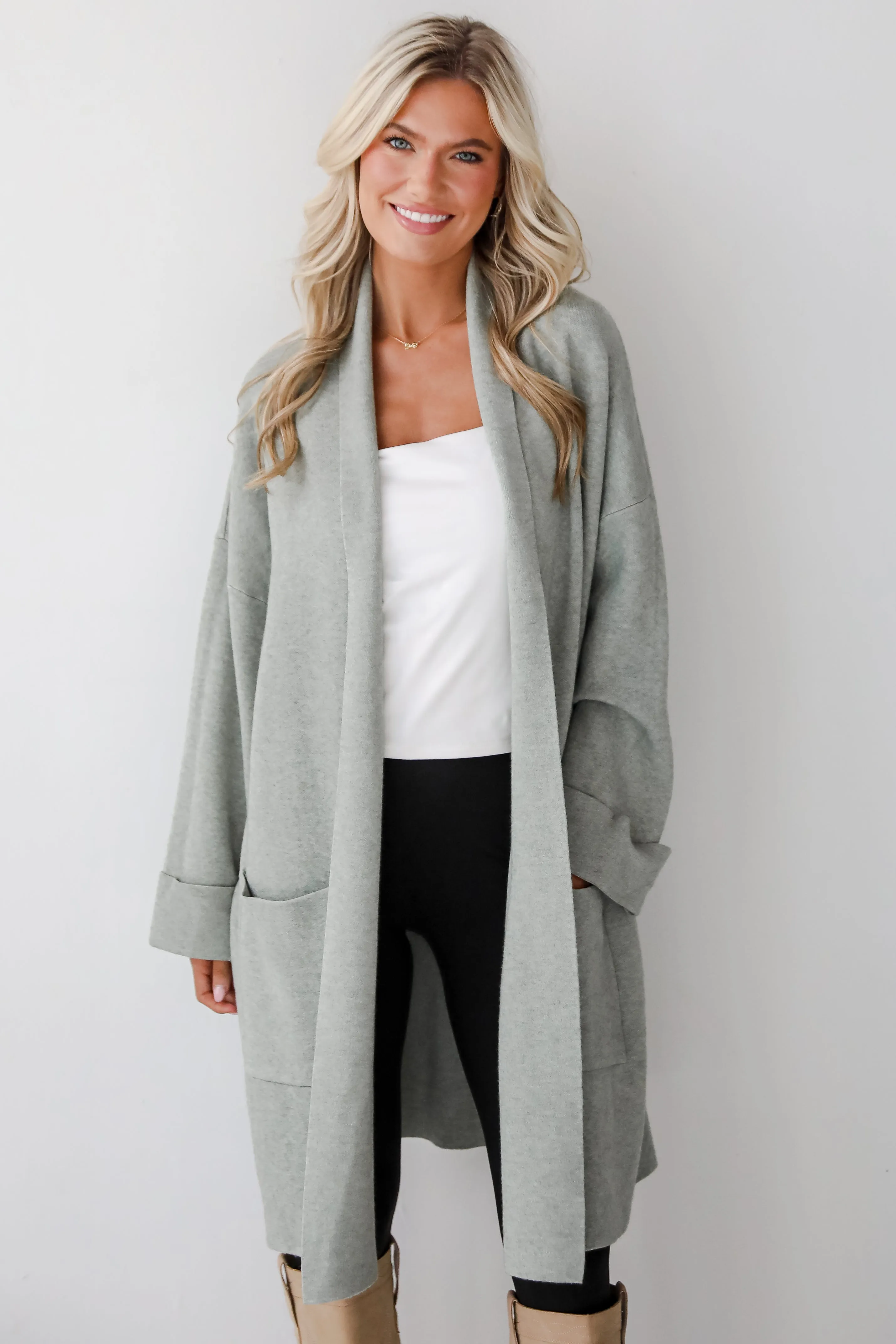 FINAL SALE - Frosty Day Fave Sweater Cardigan