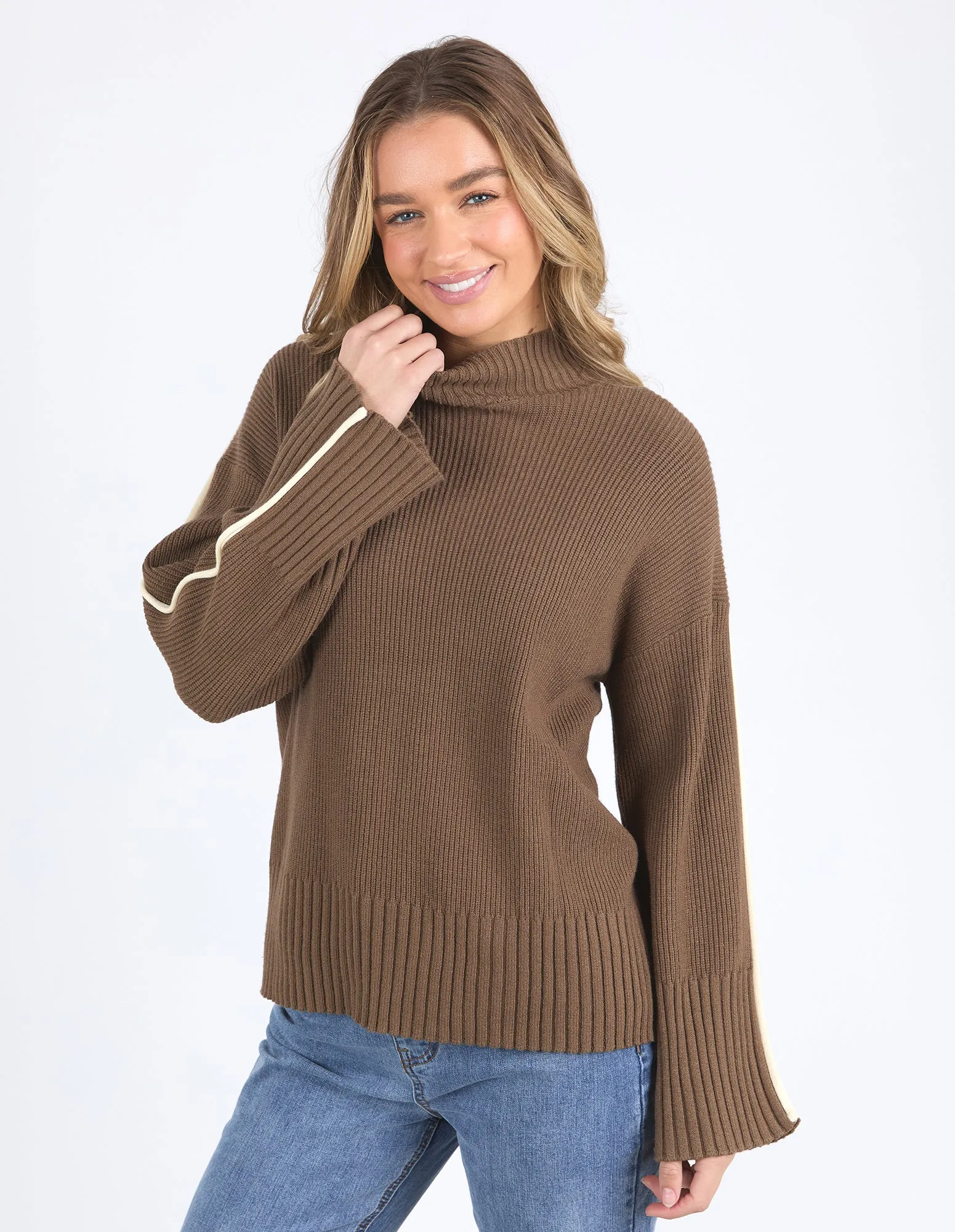 Foxwood Oliver Knit Coffee Quartz