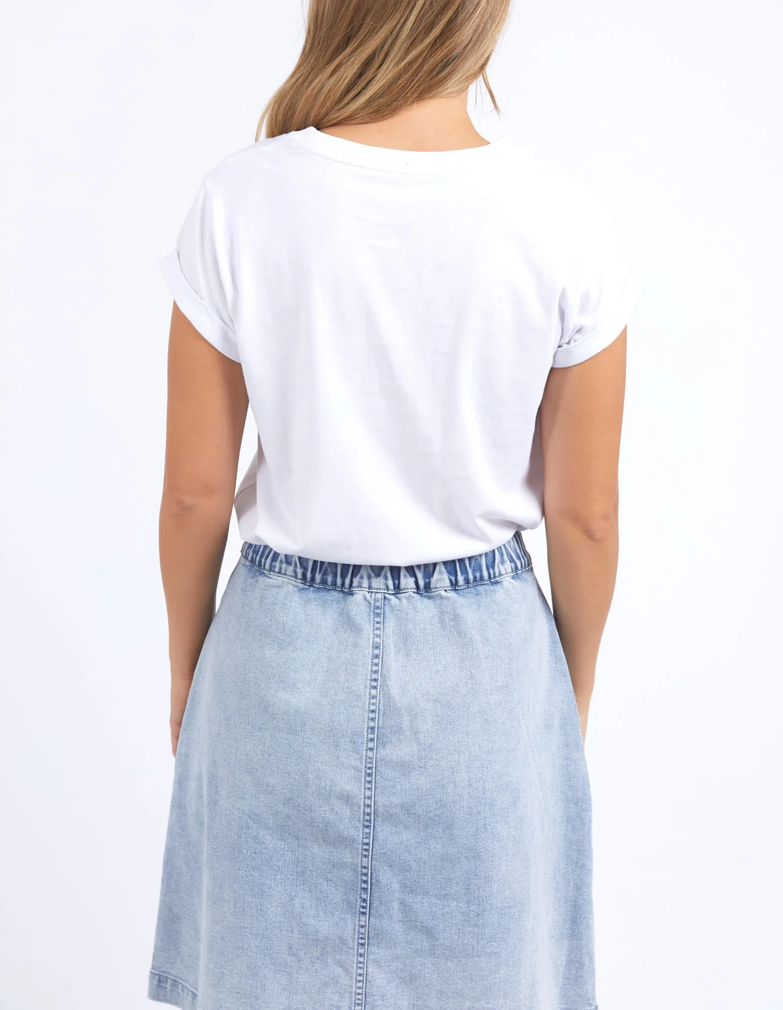 Foxwood Outline Tee White