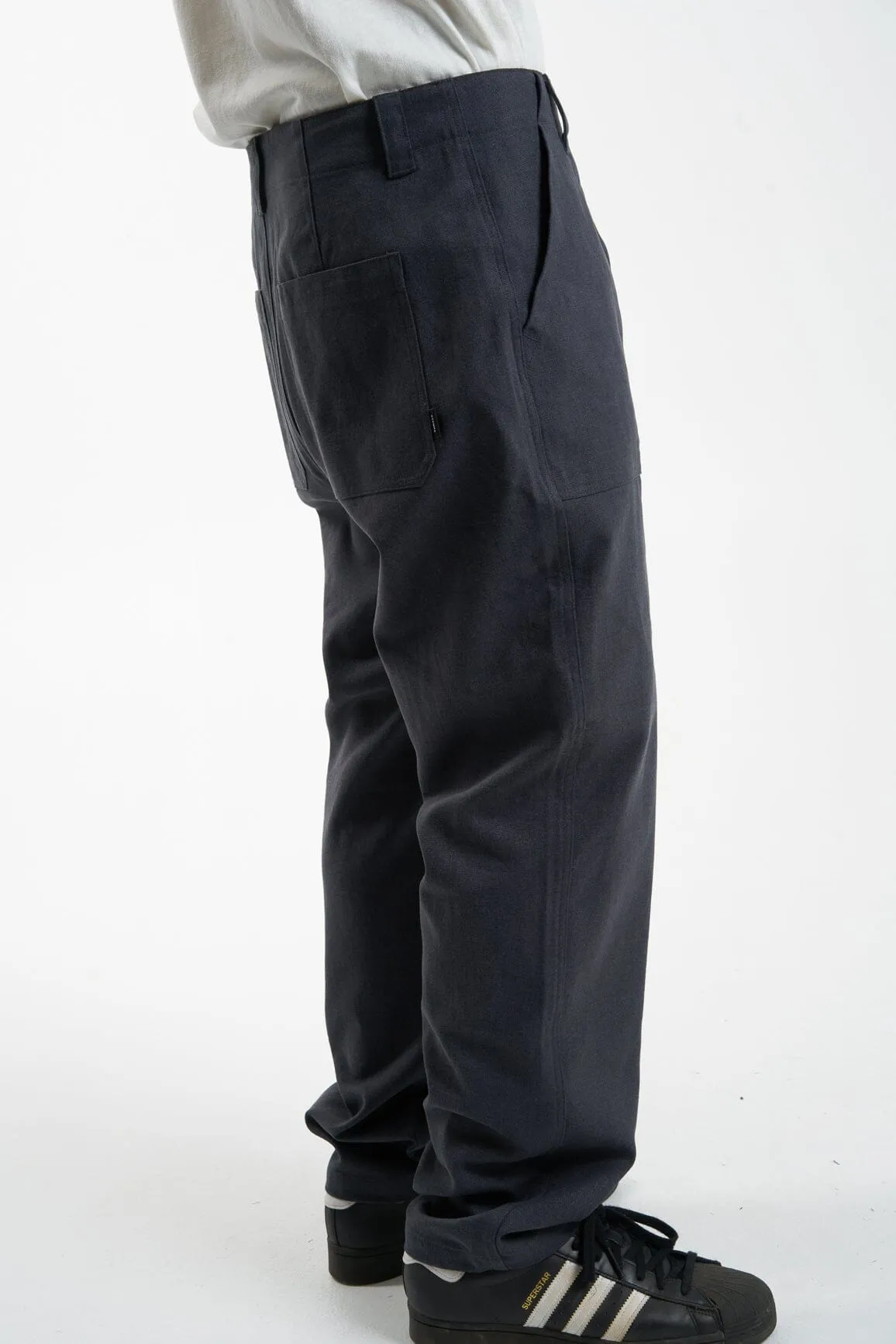 Hemp Thrills Slacker Utility Pant - Slate