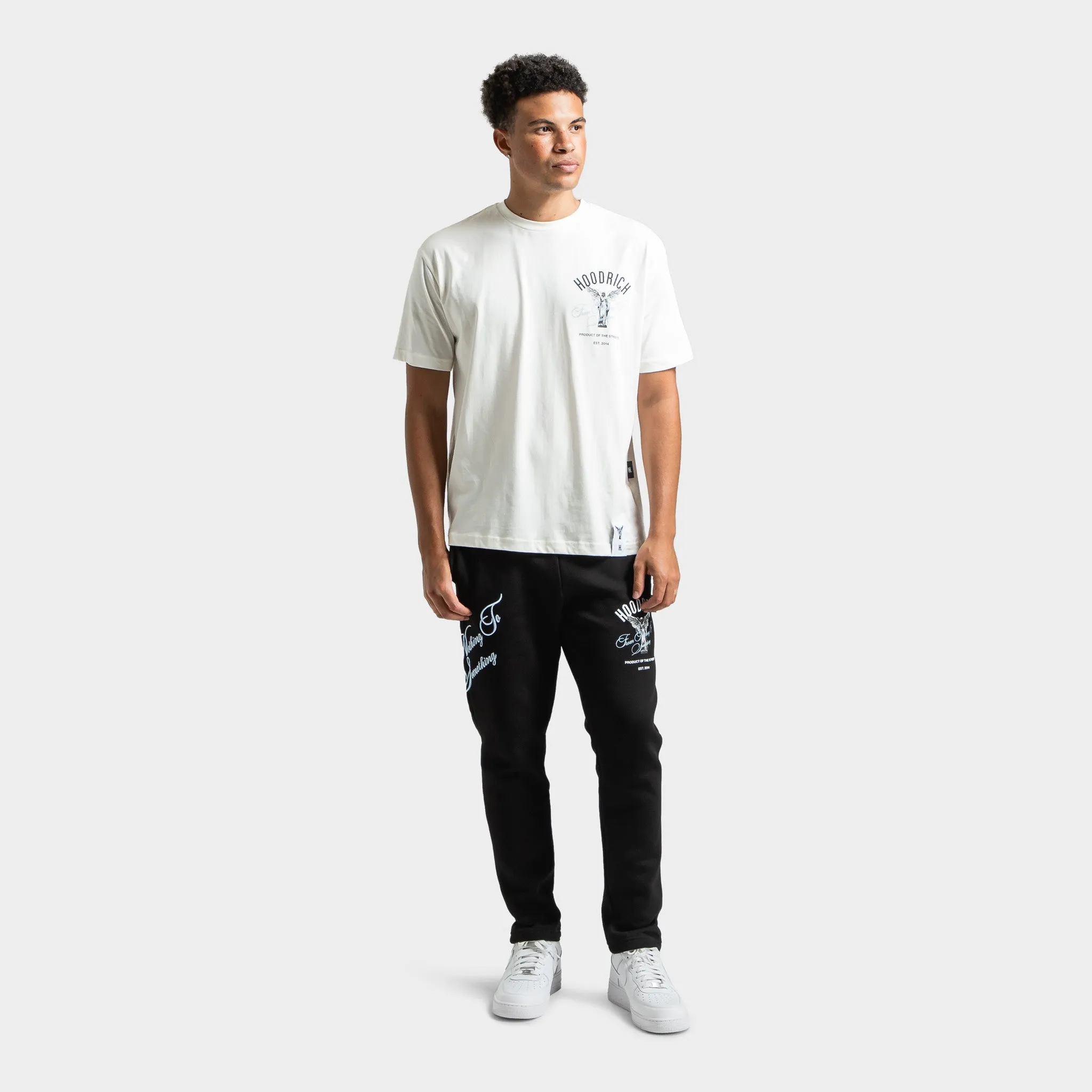Hoodrich Vital T-Shirt Blanc De Blanc / Black - Clear Sky