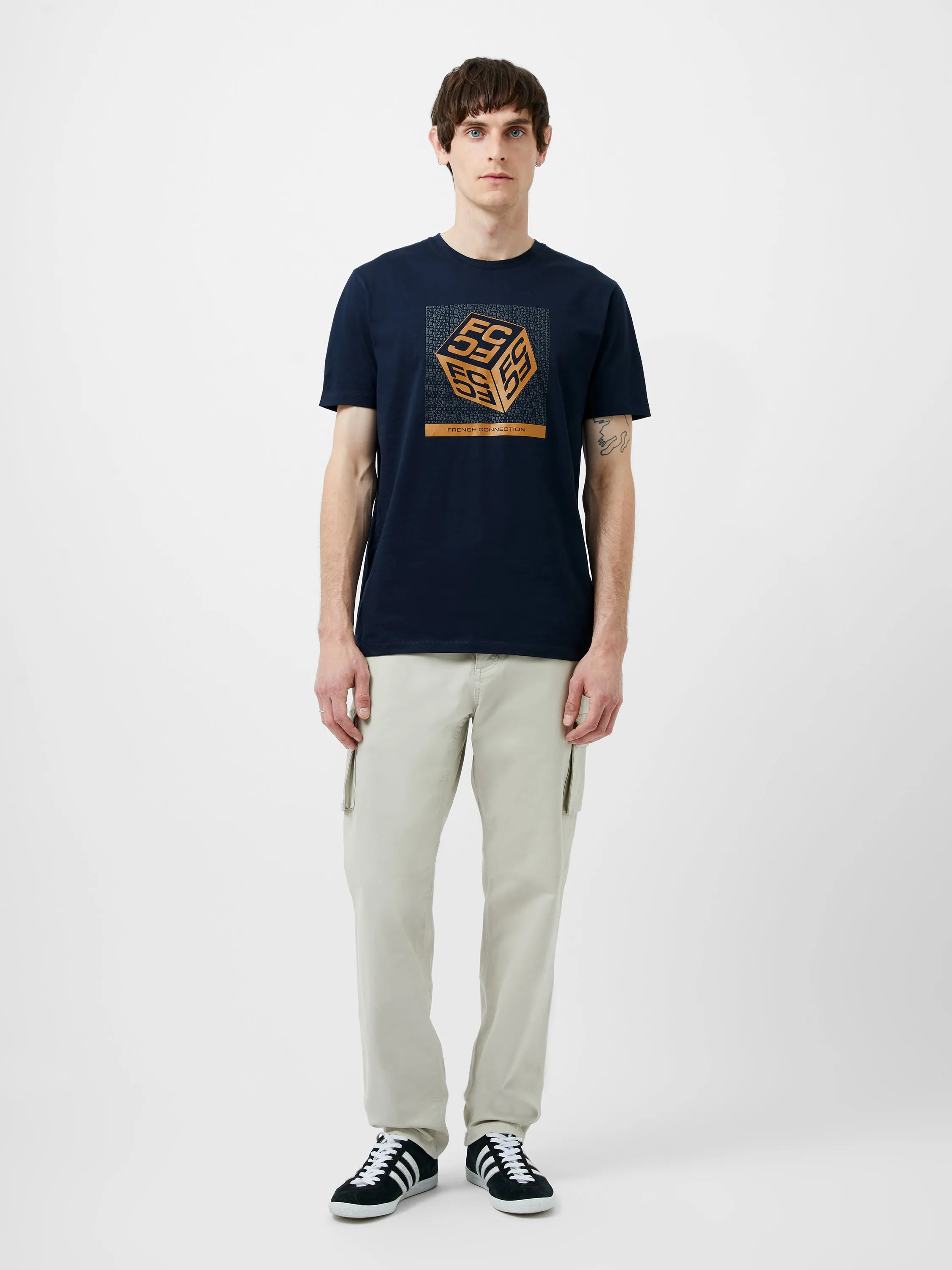 Large Dice Organic Graphic T-Shirt