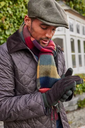 Leather Utility Gloves Brown/olive