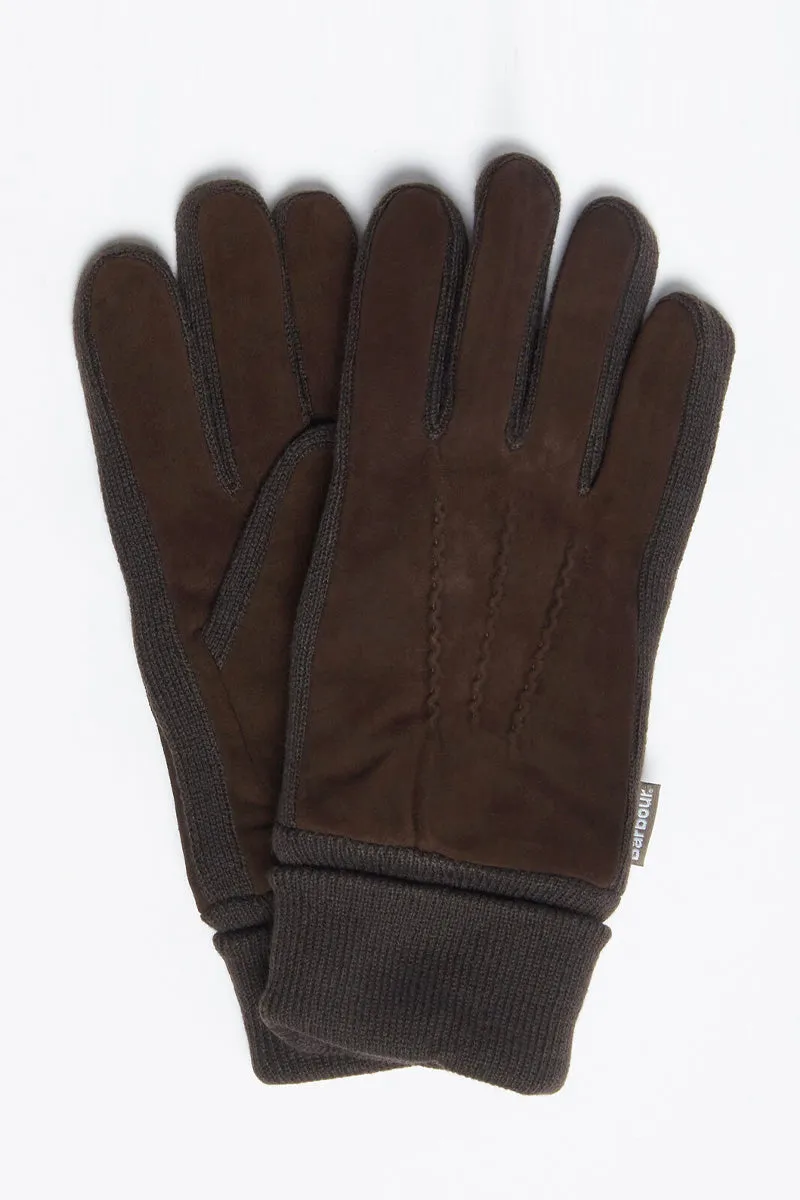 Leather Utility Gloves Brown/olive