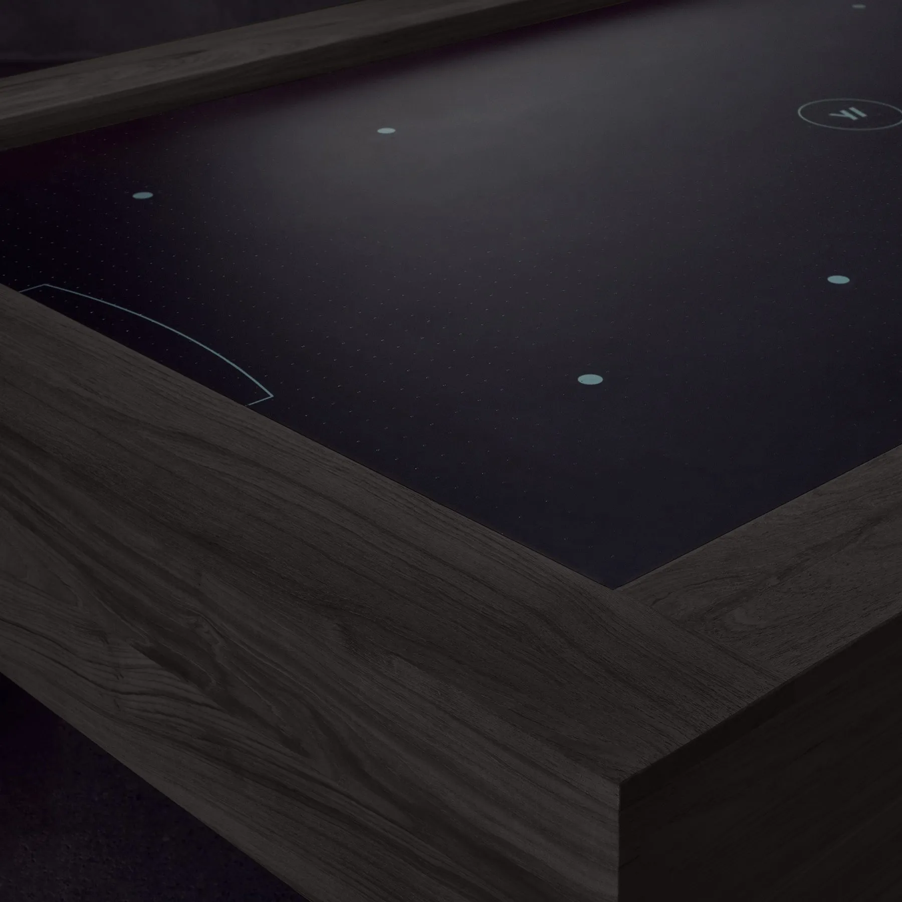 Limited Edition Air Hockey Table - Espresso Ash